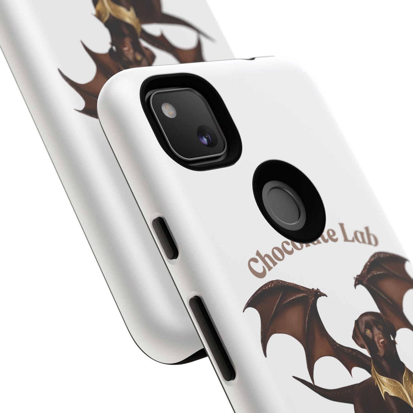 Chocolate Lab Dragon Phone Case - Tough & Stylish for Dog Lovers