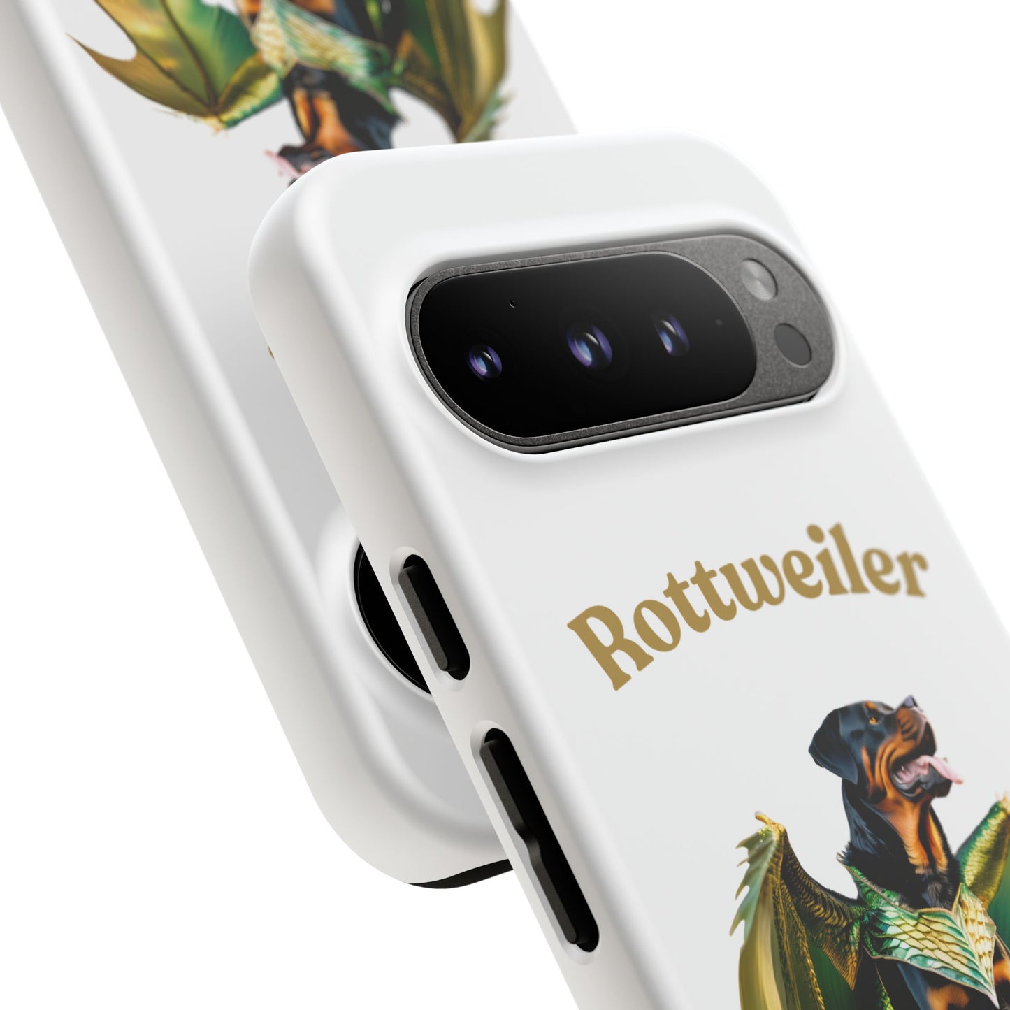 Rottweiler Dragon Wings Phone Case - Tough Cases for Dog Lovers