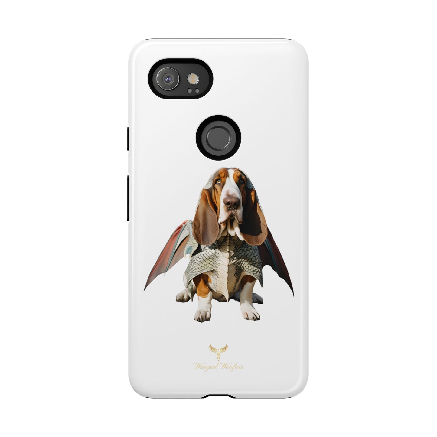 Whimsical Basset Hound Dog Phone Case - Tough Cases for Animal Lovers