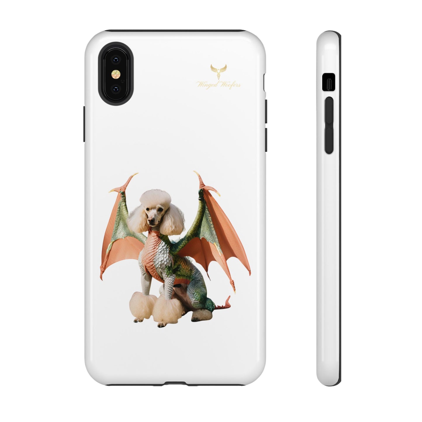 Unique Dragon Poodle Phone Case - Tough Cases for Pet Lovers