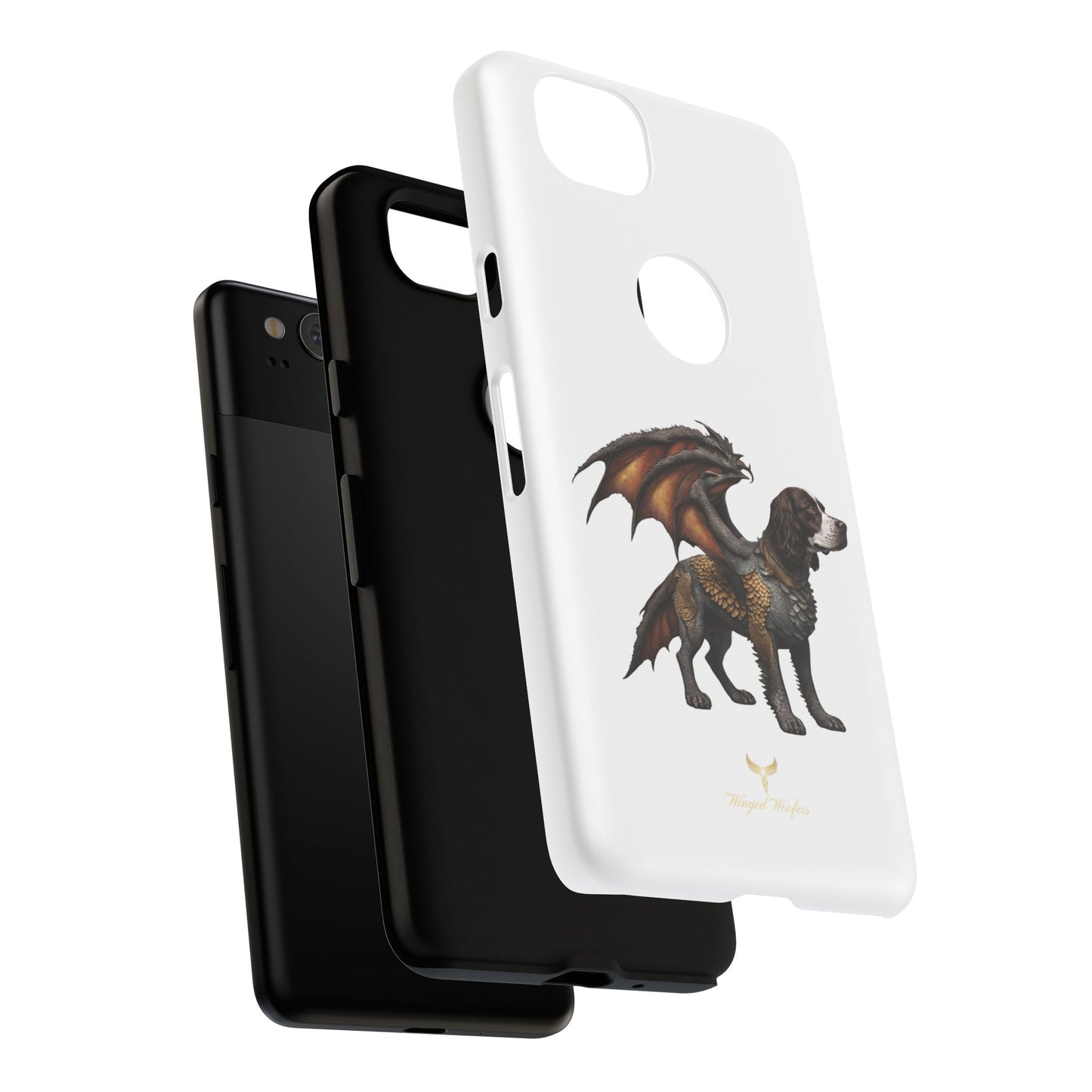 Fantasy Springer Spaniel as a Dragon Phone Case - Tough Cases for Pet Lovers