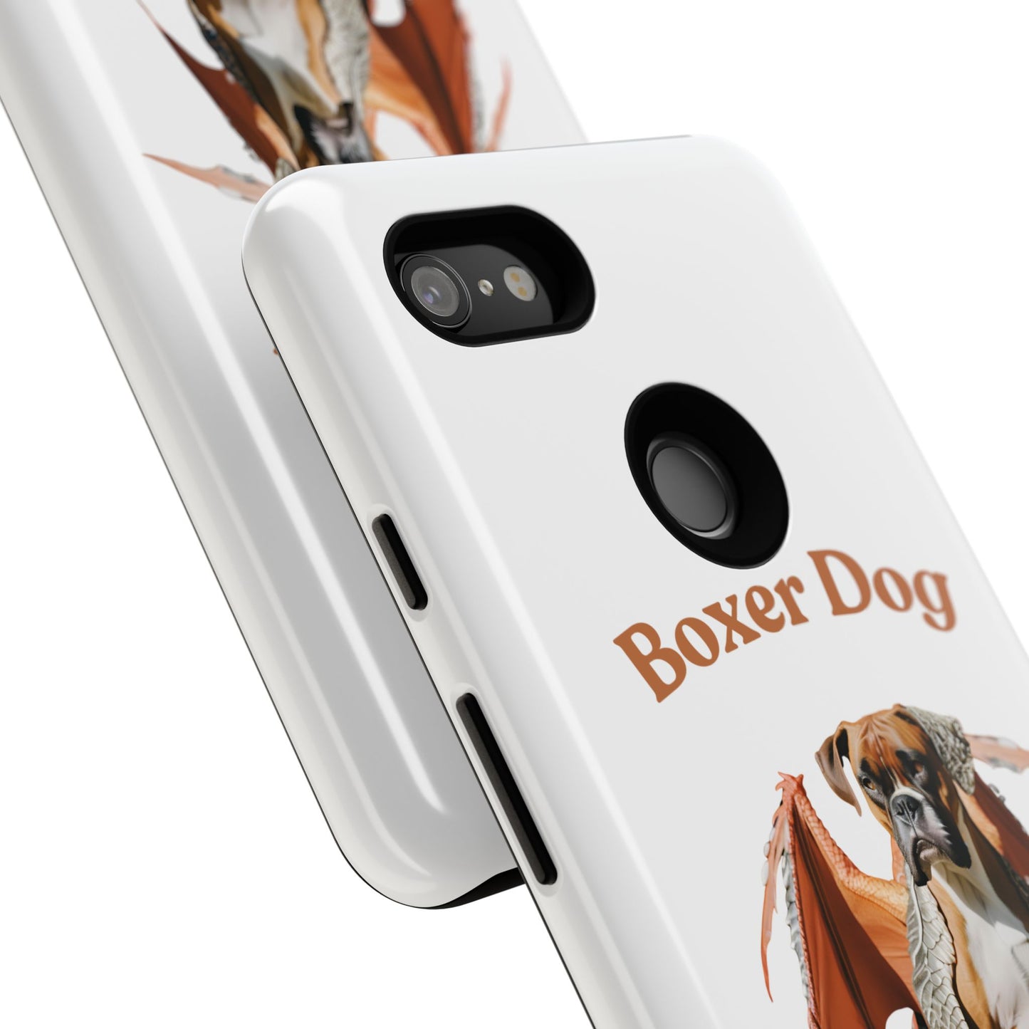 Boxer Dog Dragon Art Phone Case - Tough Cases