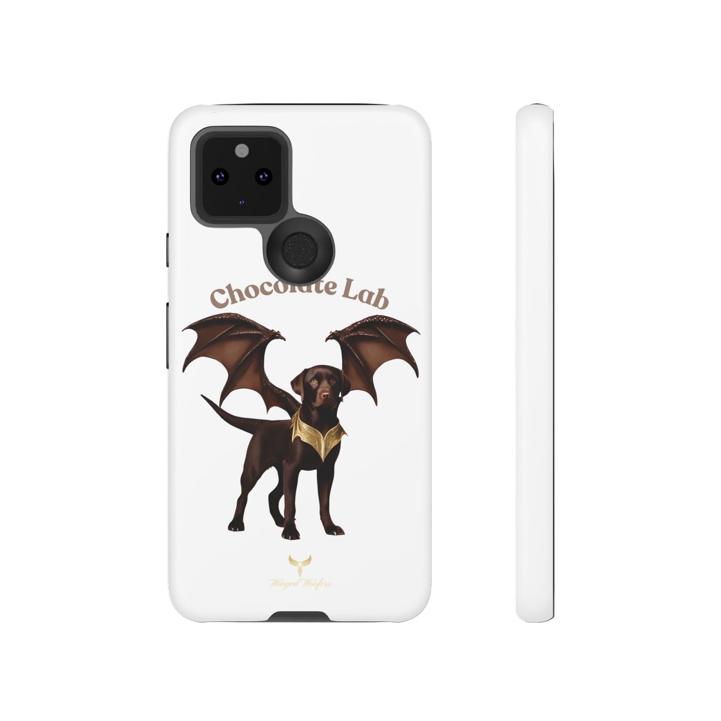 Chocolate Lab Dragon Phone Case - Tough & Stylish for Dog Lovers