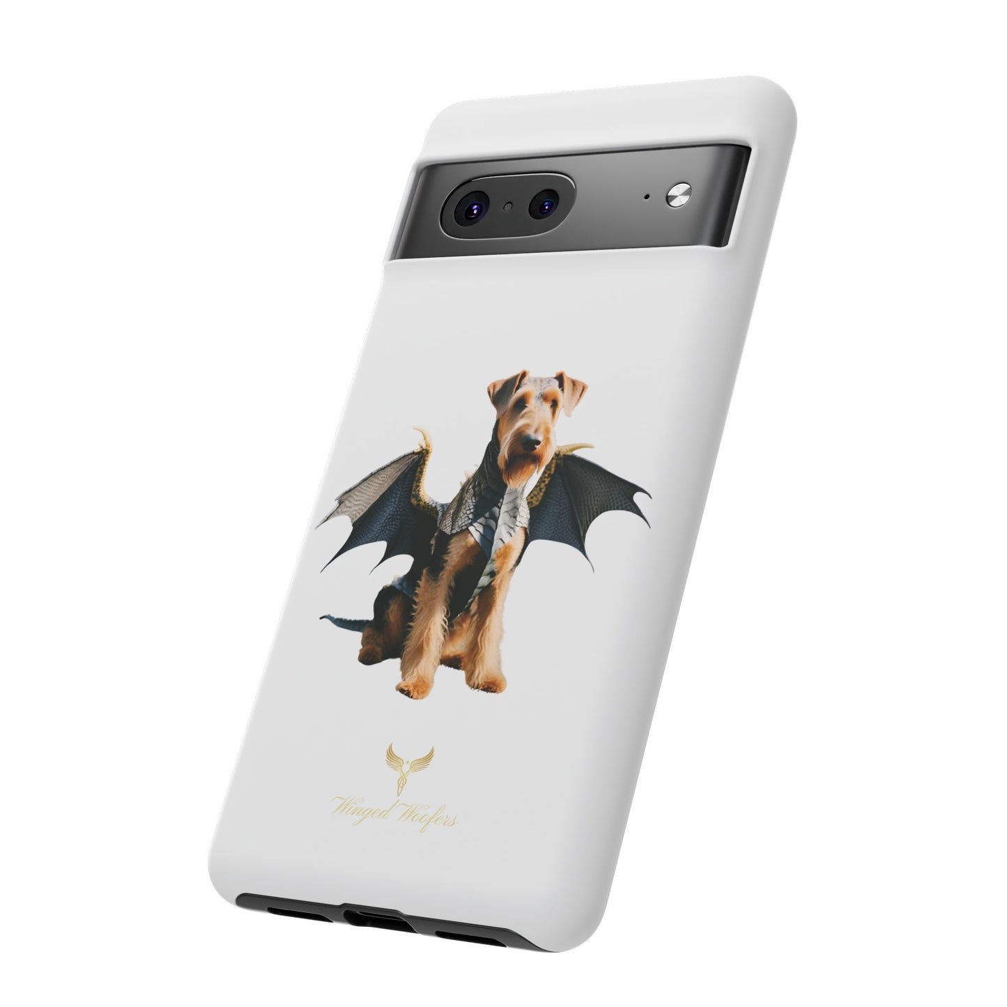 Cool Dragon Airedale Terrier Dog Phone Case - Tough Cases for Pet Lovers