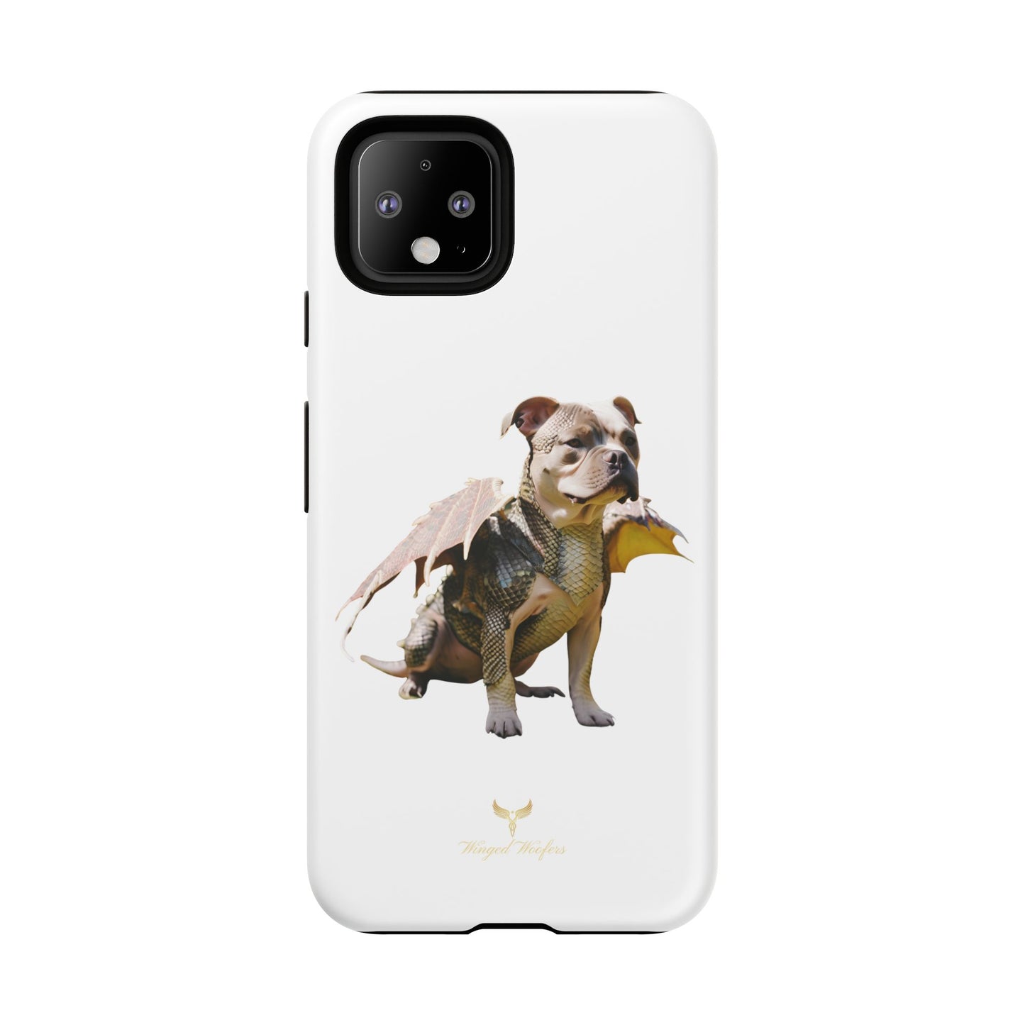 Staffordshire Bulldog Dragon Tough Phone Case - Unique Animal Design for Pet Lovers