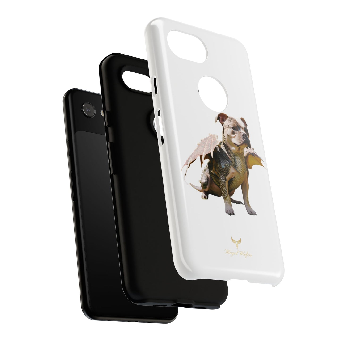 Staffordshire Bulldog Dragon Tough Phone Case - Unique Animal Design for Pet Lovers