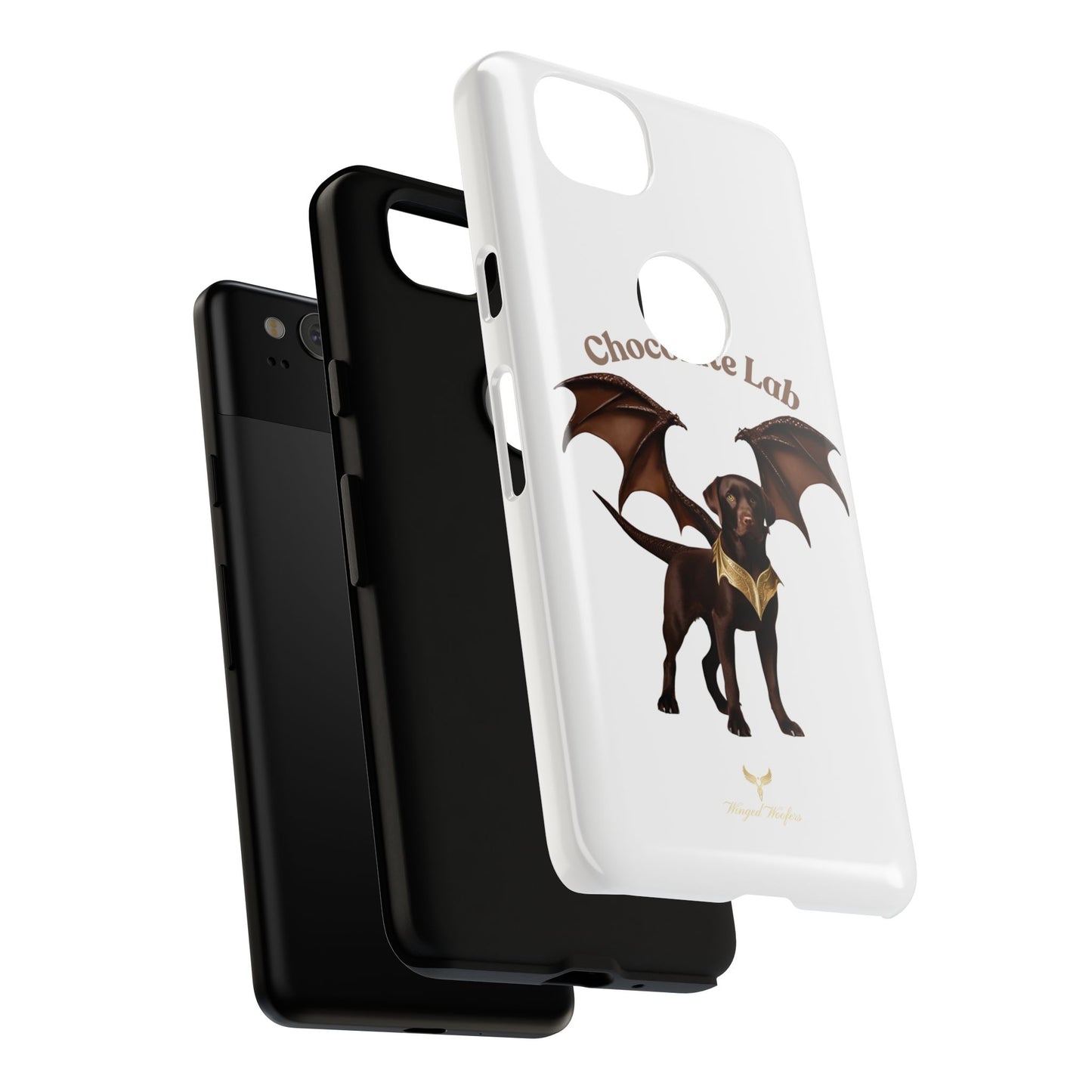 Chocolate Lab Dragon Phone Case - Tough & Stylish for Dog Lovers