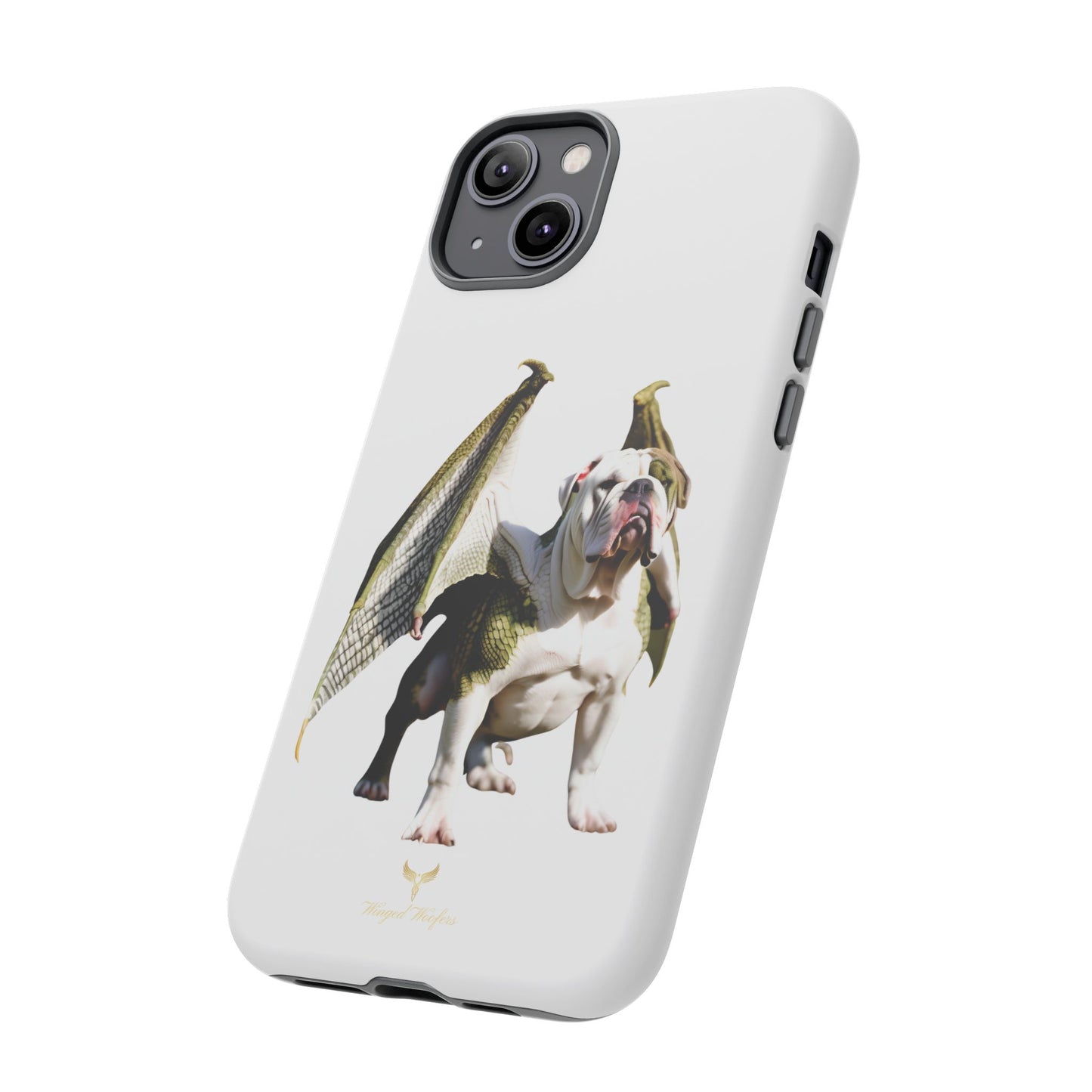 English Bulldog Dragon Phone Case - Tough & Unique Design