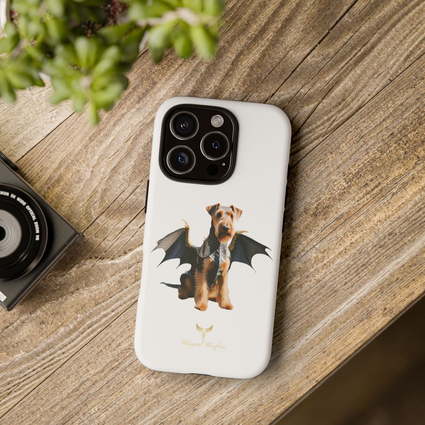 Cool Dragon Airedale Terrier Dog Phone Case - Tough Cases for Pet Lovers