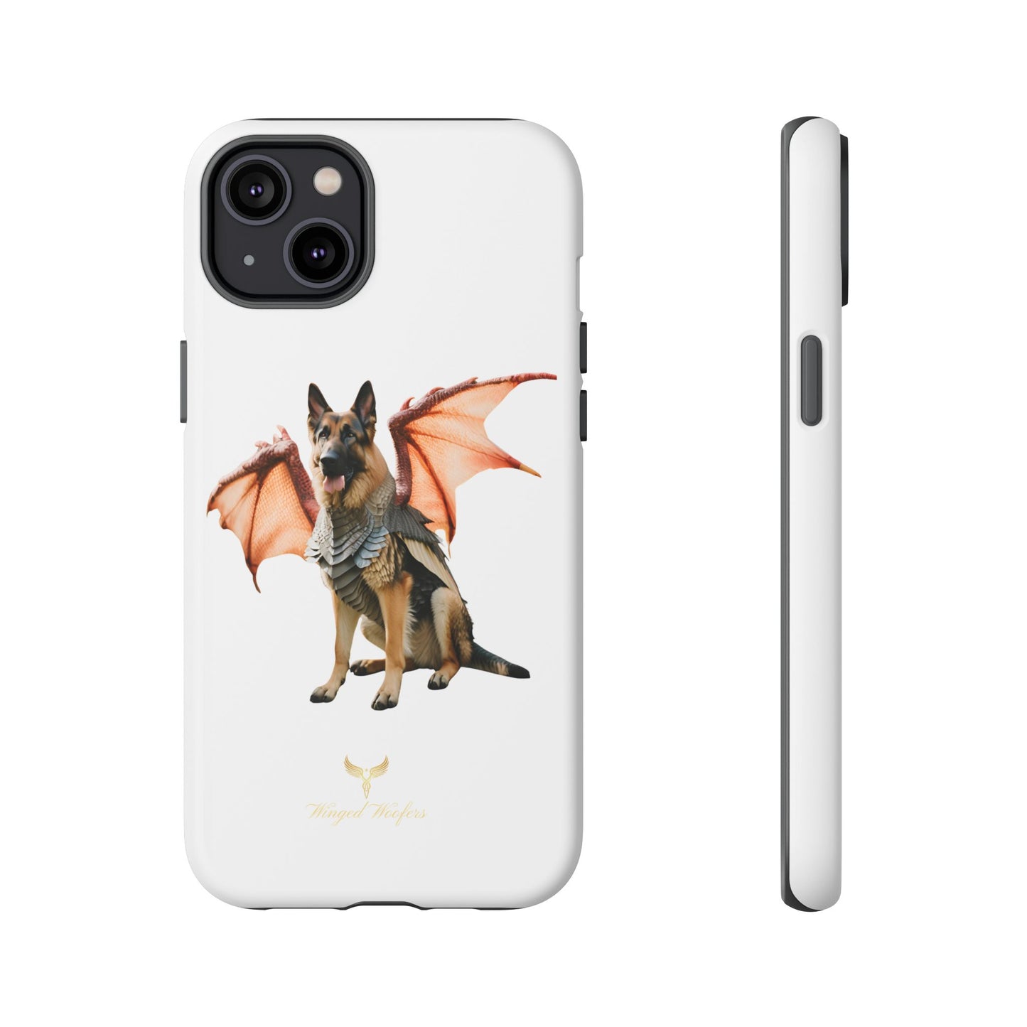 Mythical German Shepherd with Wings Dog iPhone Case | Tough Cases for Pet Lovers