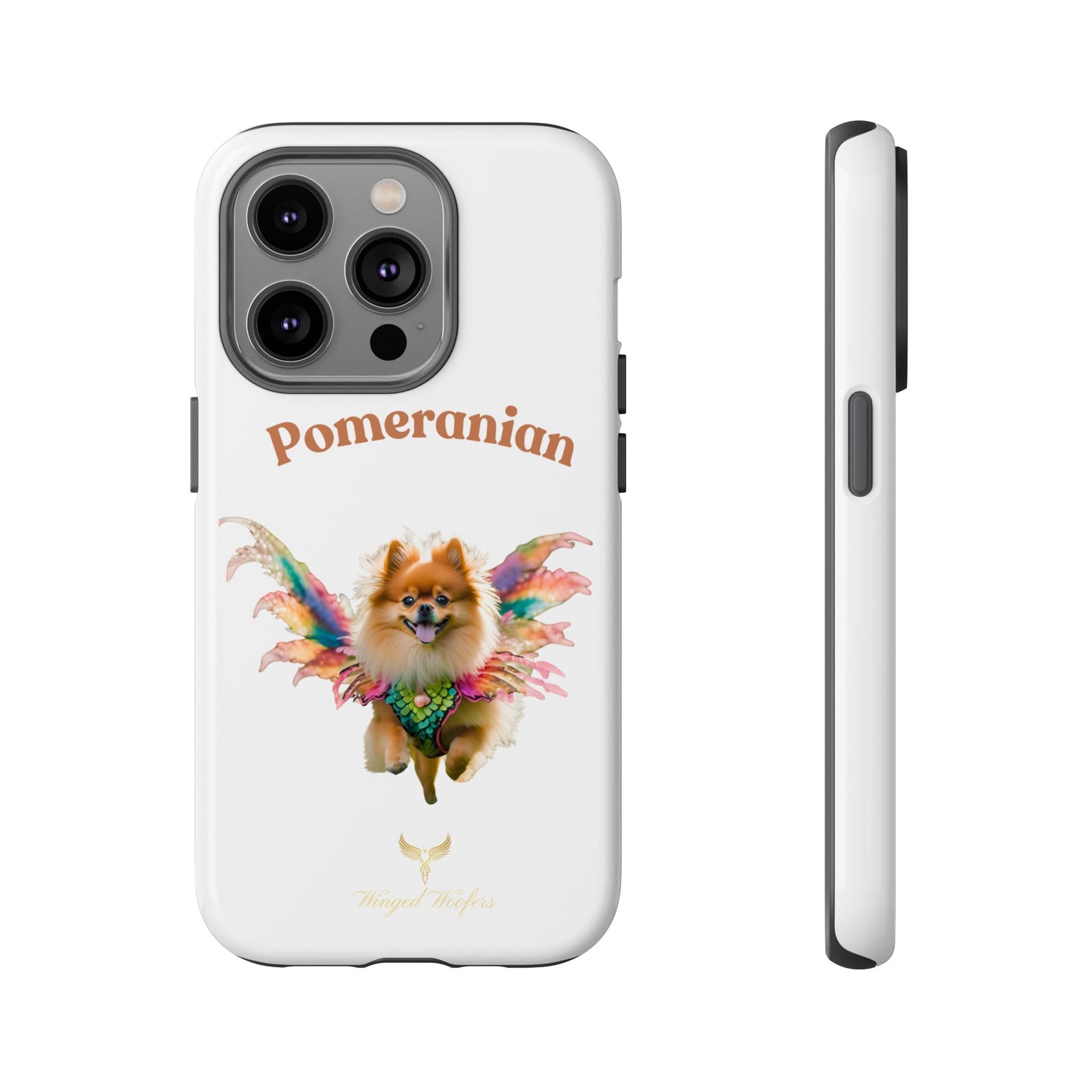 Pomeranian Winged Dog Phone Case – Cute Dog Lover Accessory