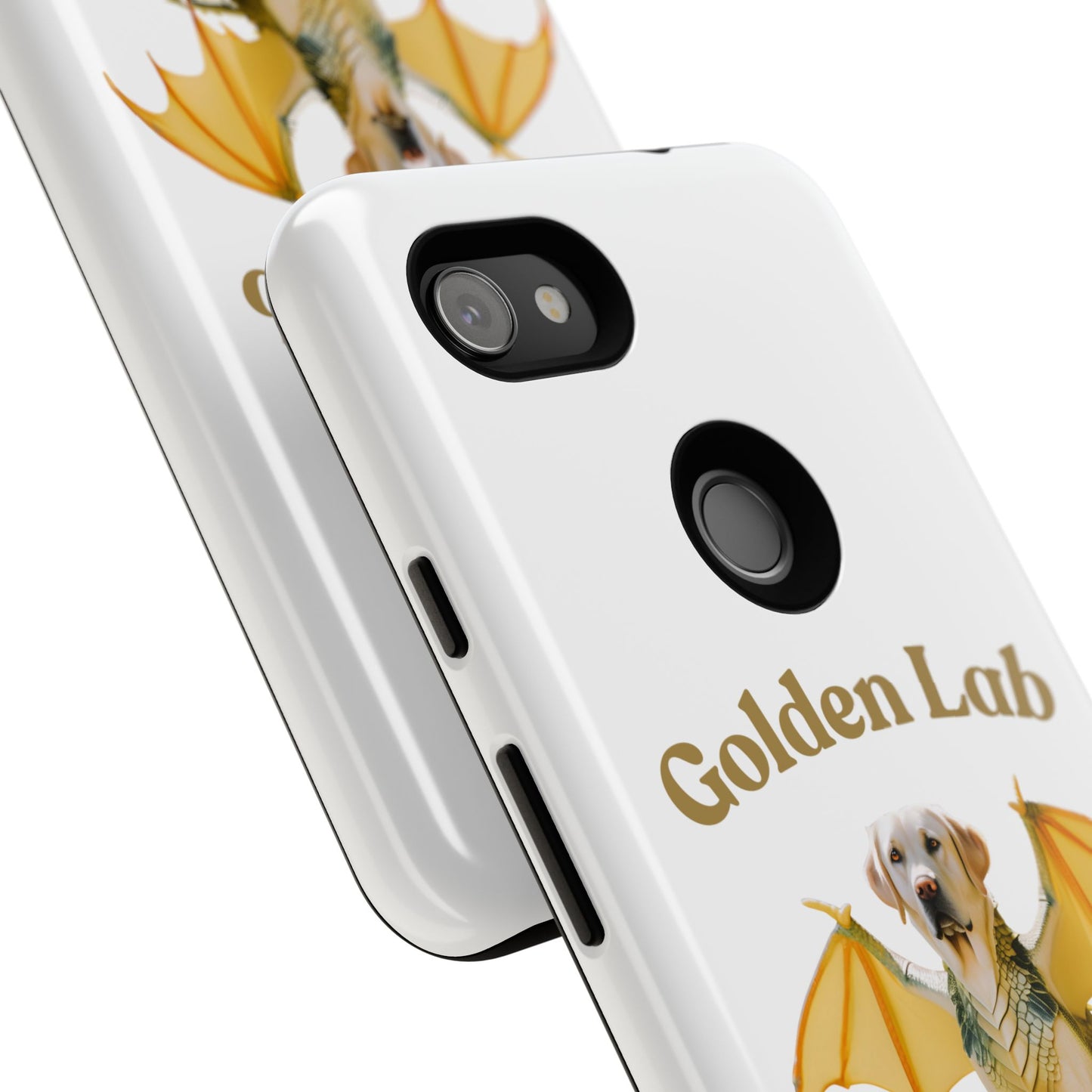 Golden Lab Dragon Phone Case - Tough Protection with a Fun Twist