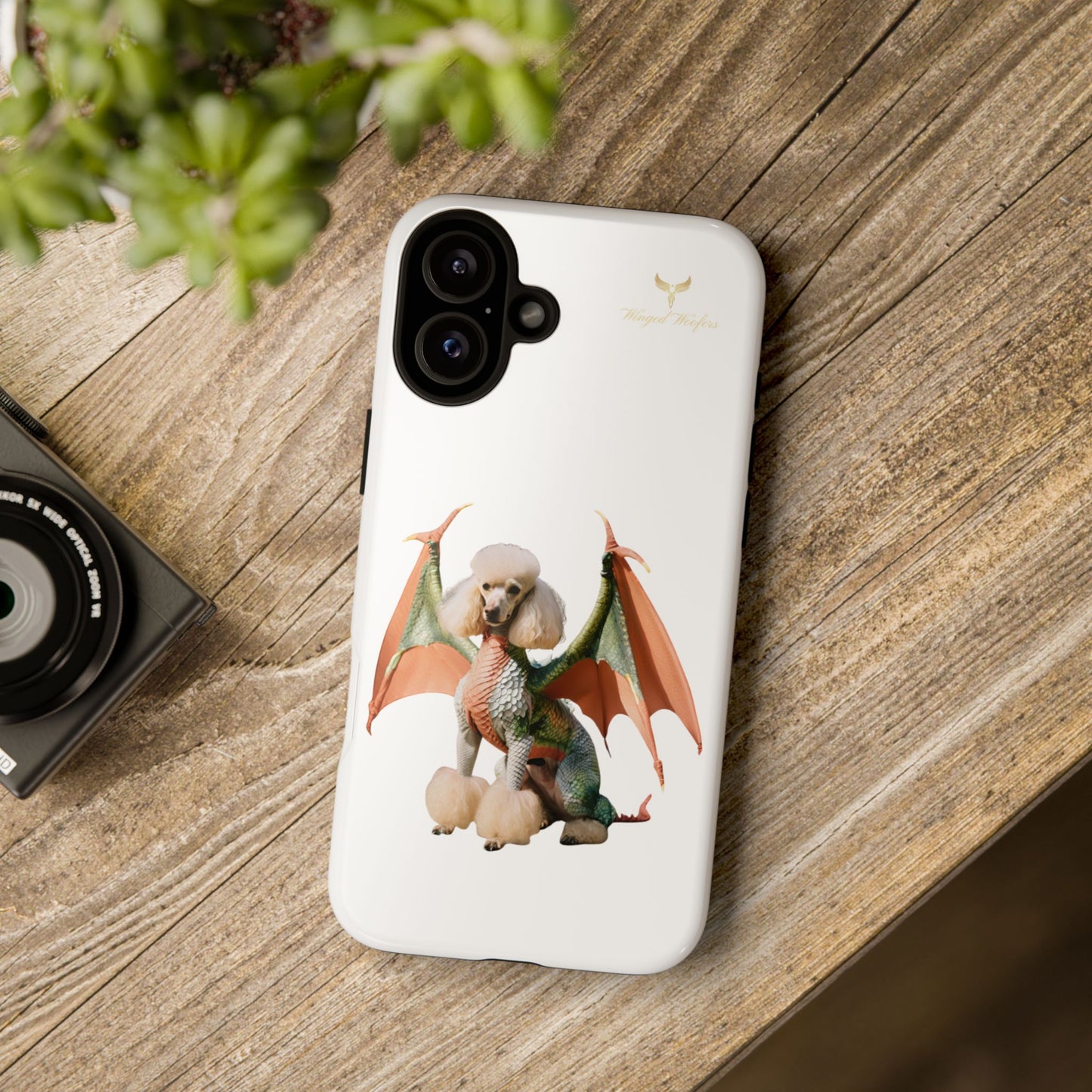 Unique Dragon Poodle Phone Case - Tough Cases for Pet Lovers