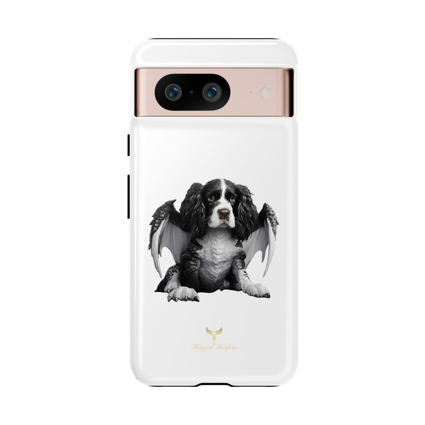 Springer Spaniel Puppy Dragon Winged Dog Phone Case - Tough Cases for Pet Lovers