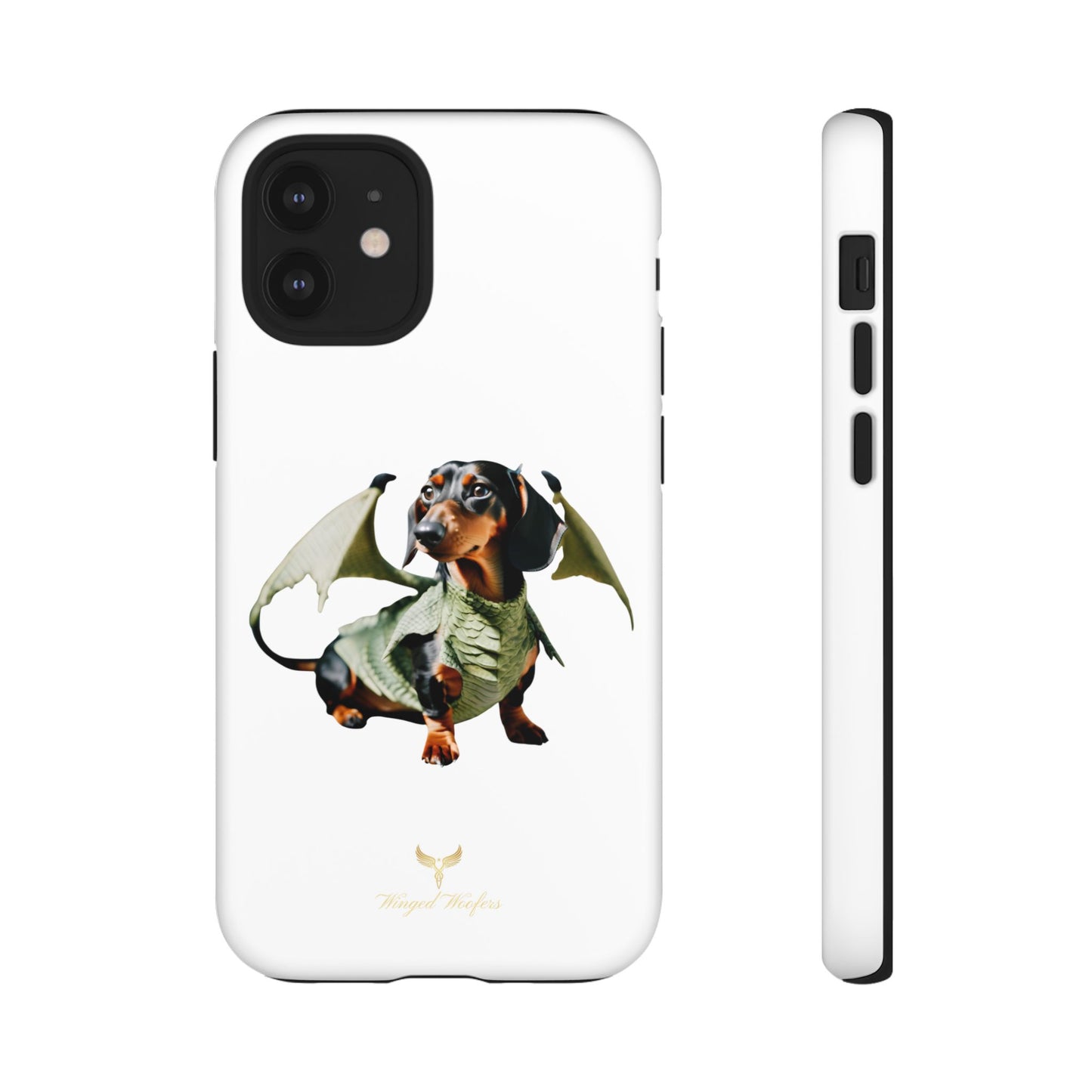 Whimsical Dragon Dog Phone Case - Tough Cases for Pet Lovers