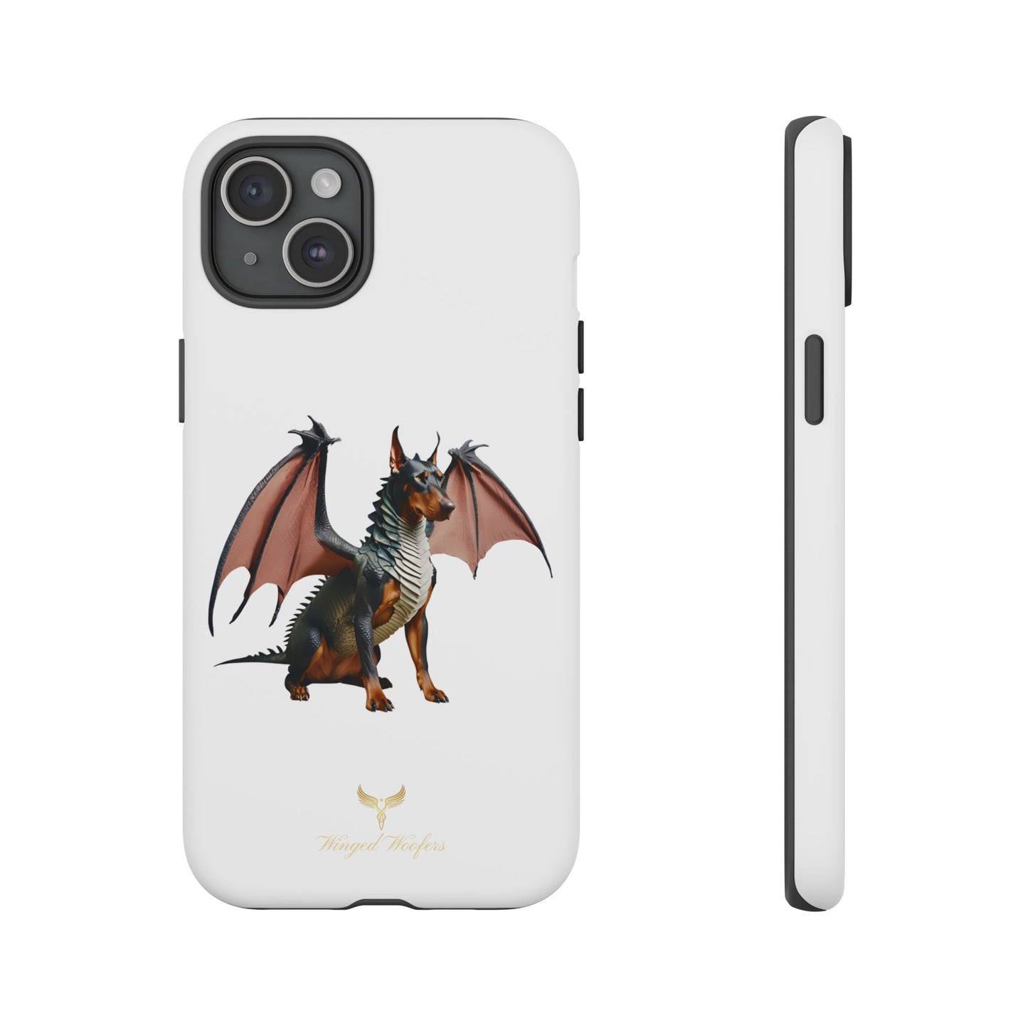 Mythical Doberman Pinscher Dragon Phone Case - Tough & Stylish Protection