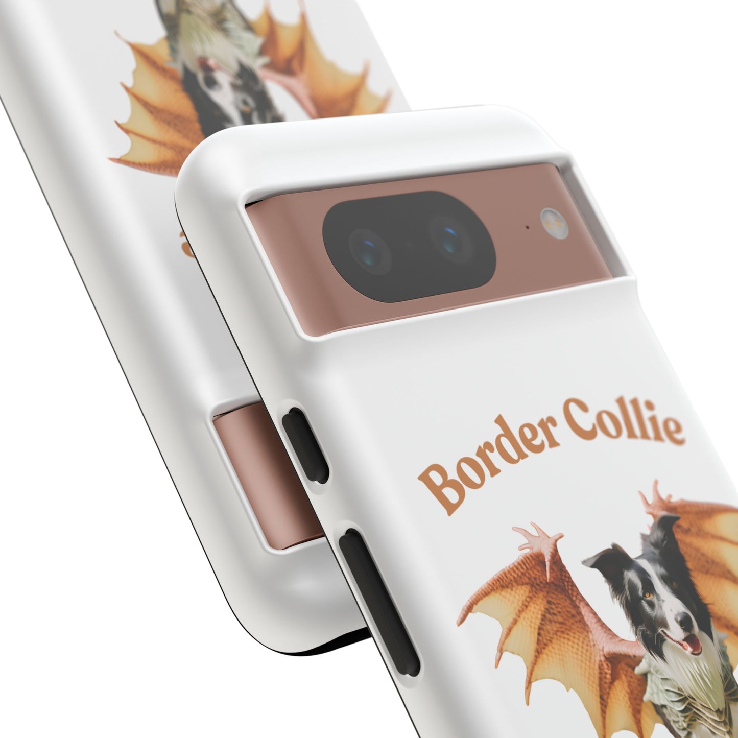 Border Collie Dragon Phone Case - Tough Cases for Dog Lovers