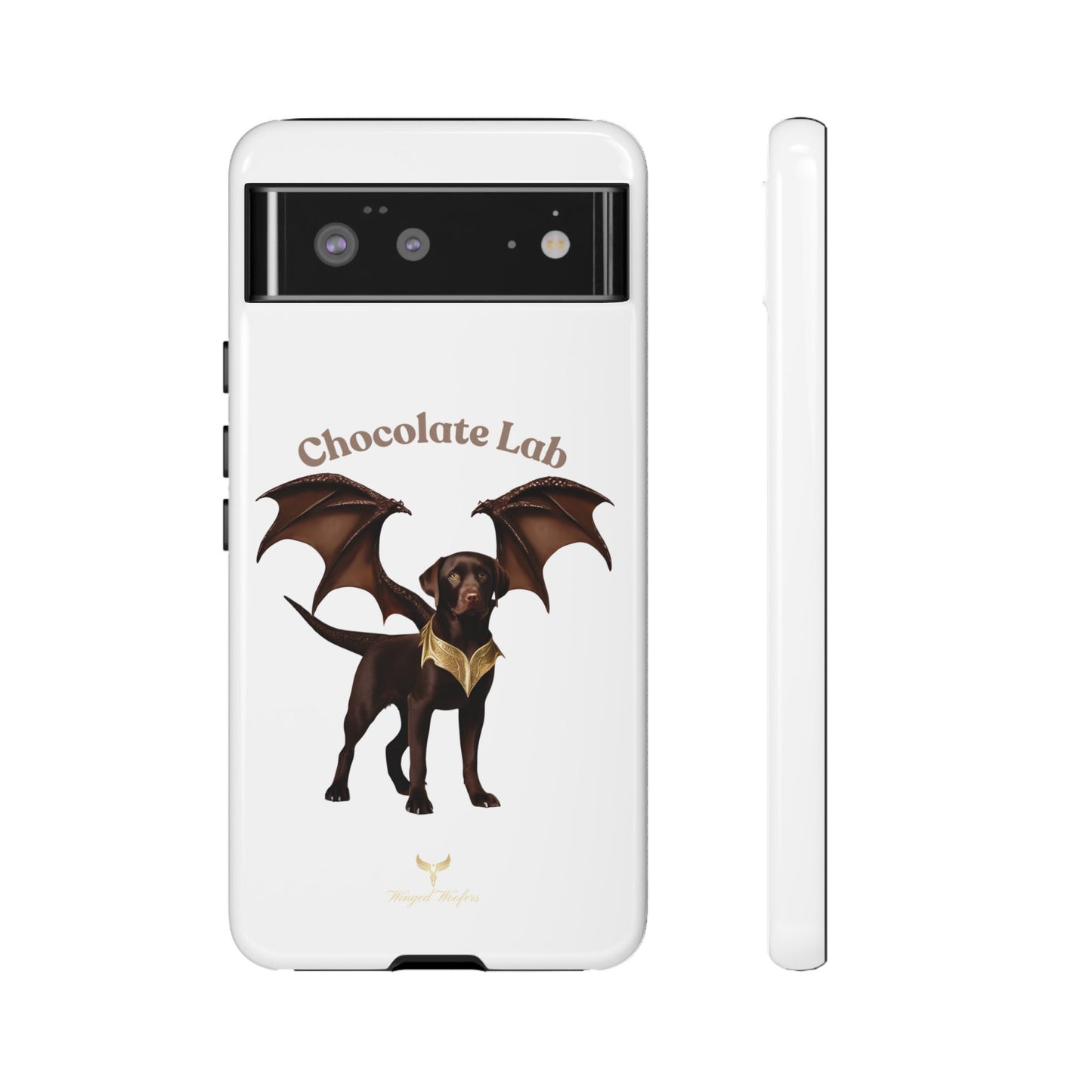 Chocolate Lab Dragon Phone Case - Tough & Stylish for Dog Lovers