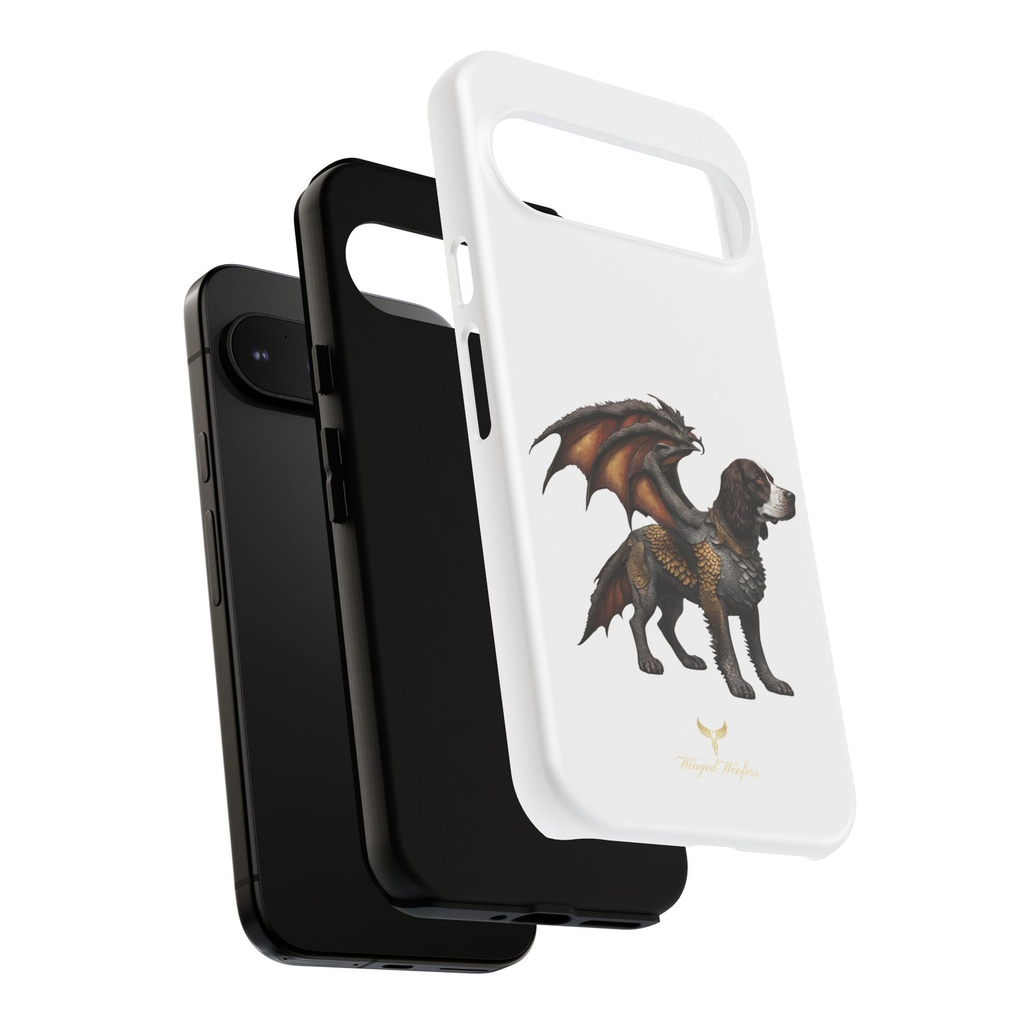 Fantasy Springer Spaniel as a Dragon Phone Case - Tough Cases for Pet Lovers