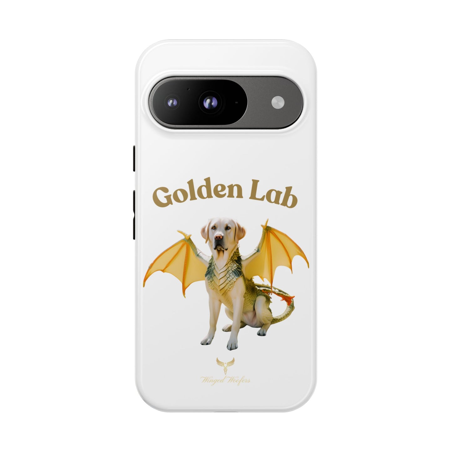 Golden Lab Dragon Phone Case - Tough Protection with a Fun Twist