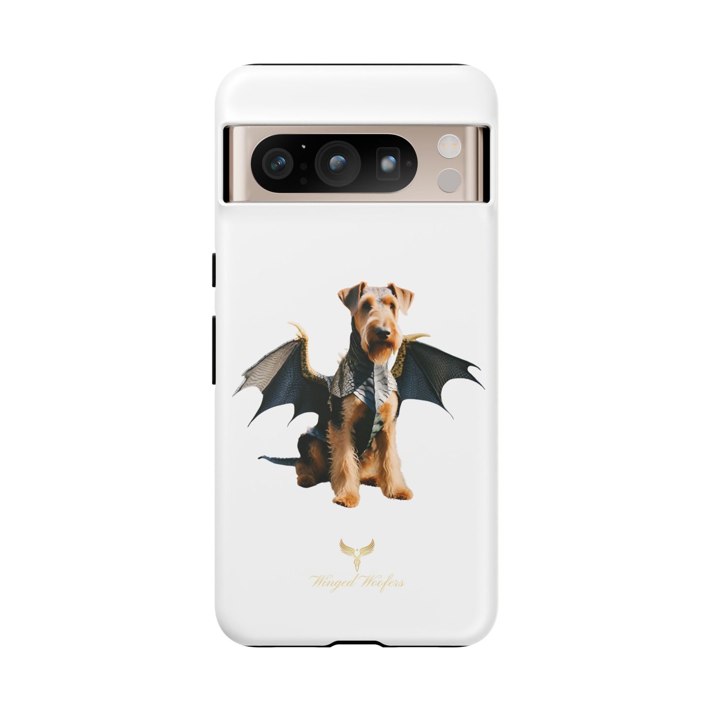 Cool Dragon Airedale Terrier Dog Phone Case - Tough Cases for Pet Lovers