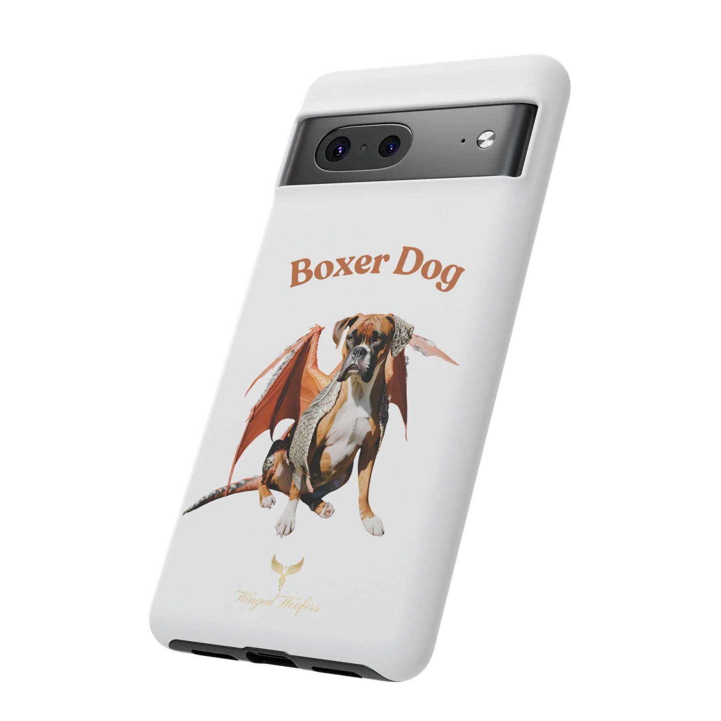 Boxer Dog Dragon Art Phone Case - Tough Cases