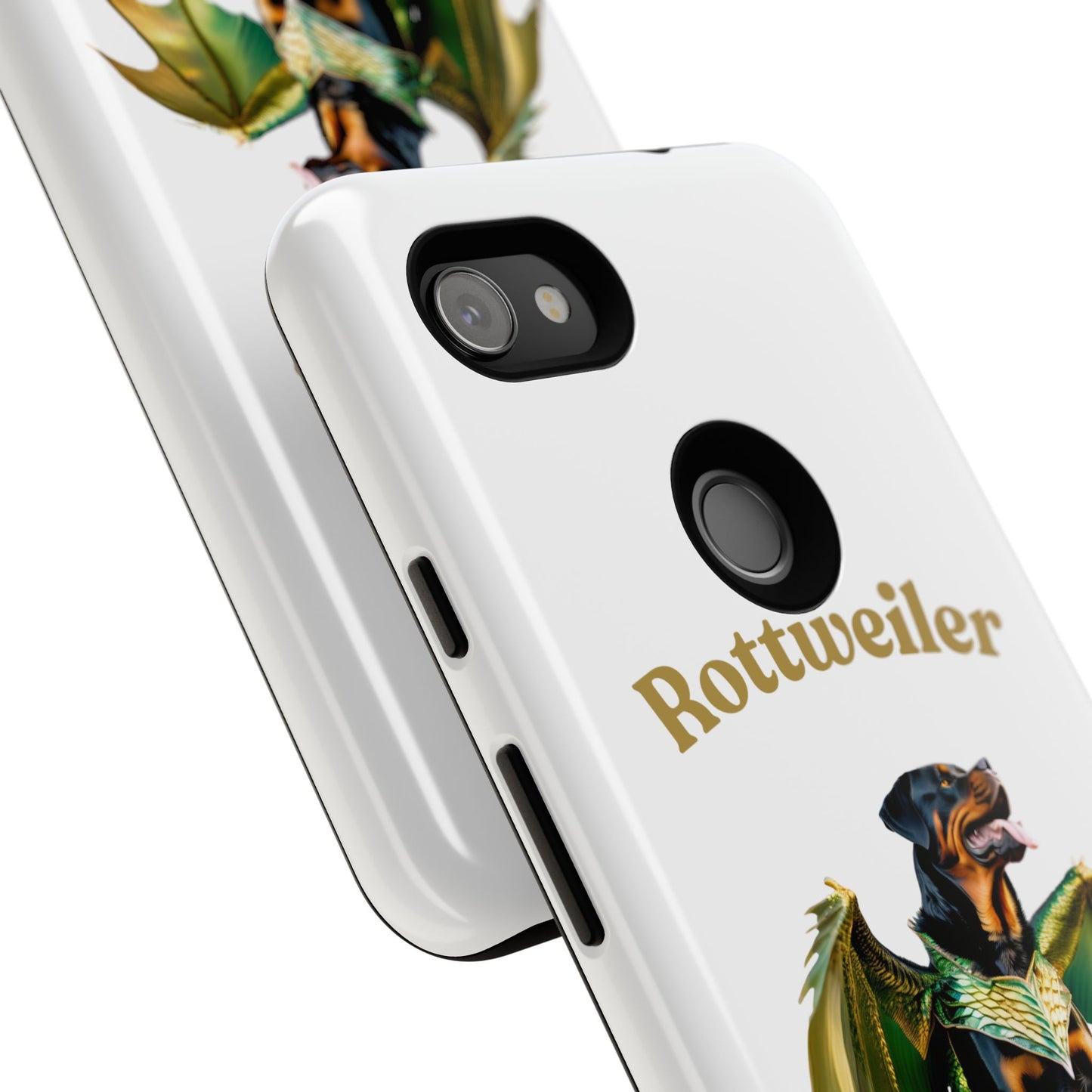 Rottweiler Dragon Wings Phone Case - Tough Cases for Dog Lovers