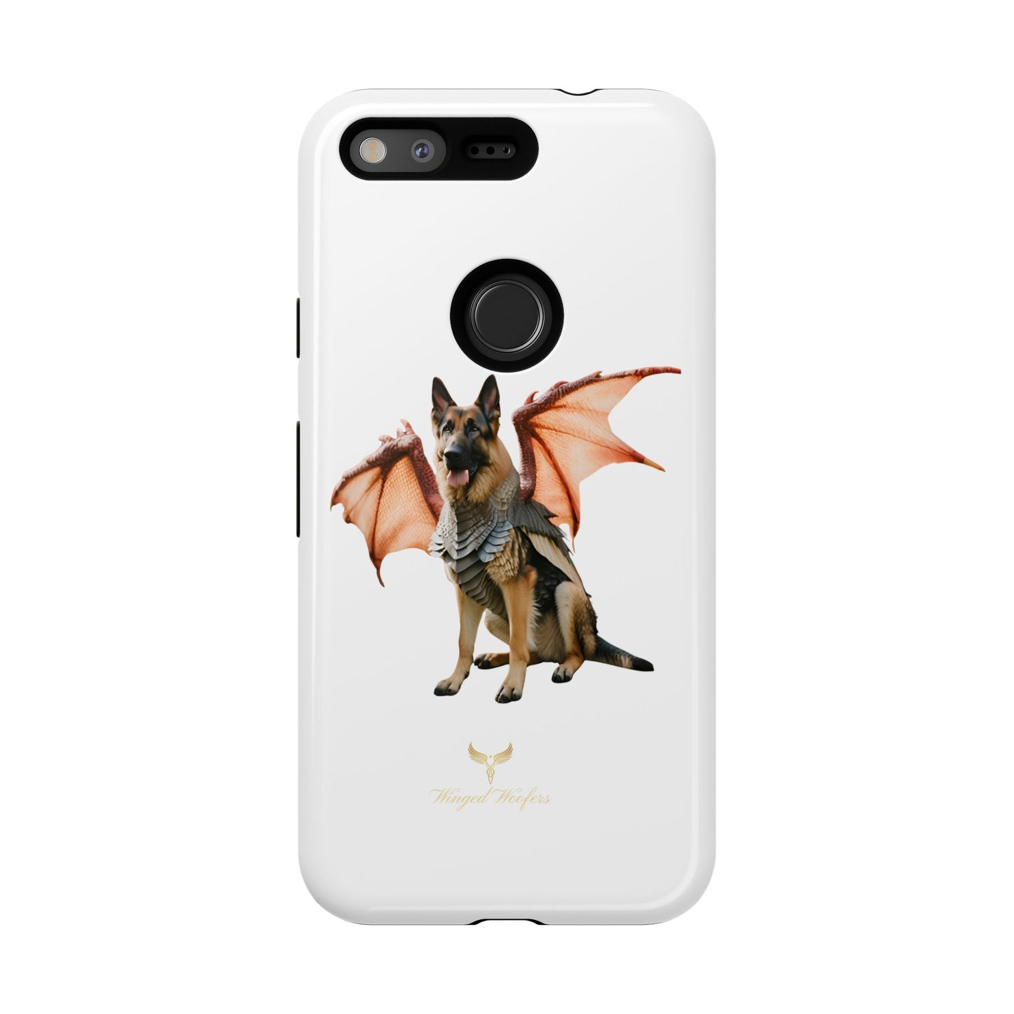 Mythical German Shepherd with Wings Dog iPhone Case | Tough Cases for Pet Lovers