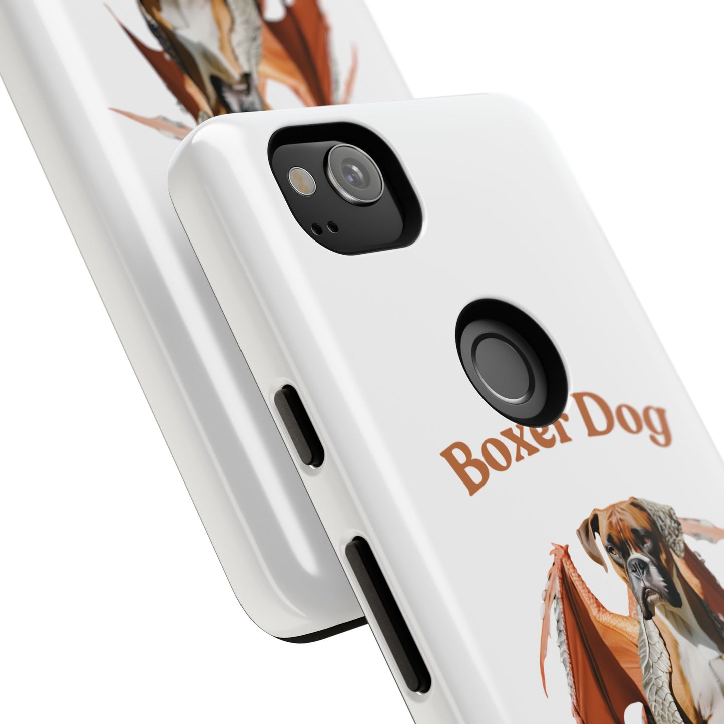 Boxer Dog Dragon Art Phone Case - Tough Cases