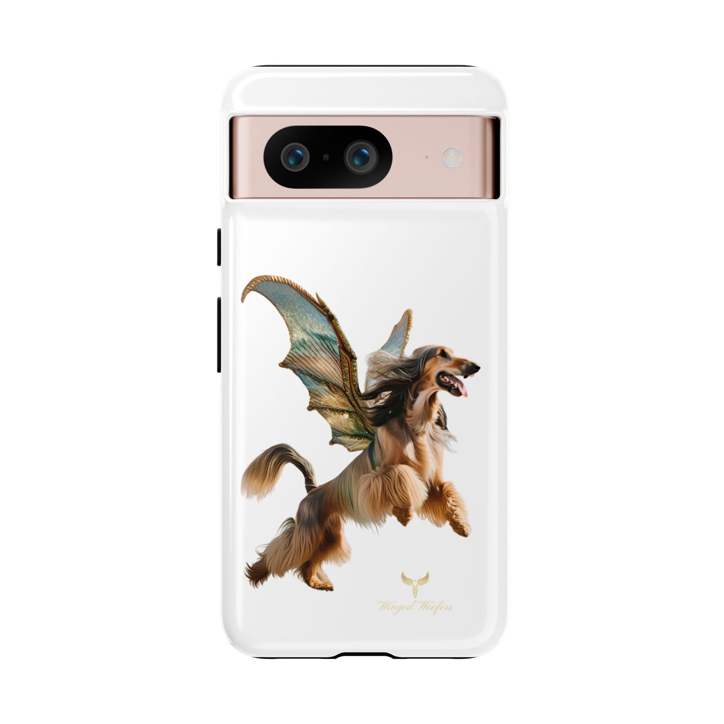 Magical Afghan Hound Dog Phone Case - Tough Cases with Winged Design