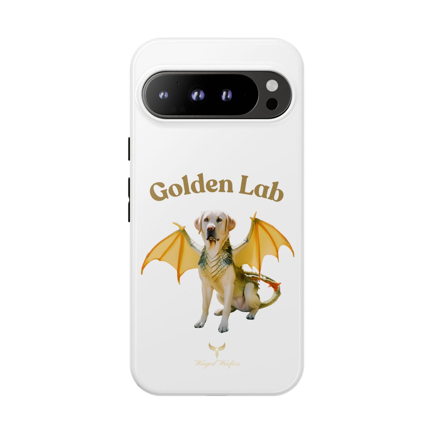 Golden Lab Dragon Phone Case - Tough Protection with a Fun Twist