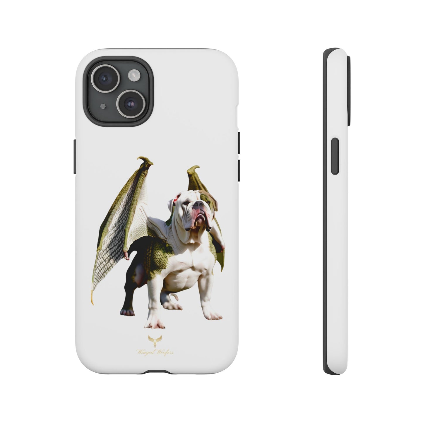 English Bulldog Dragon Phone Case - Tough & Unique Design