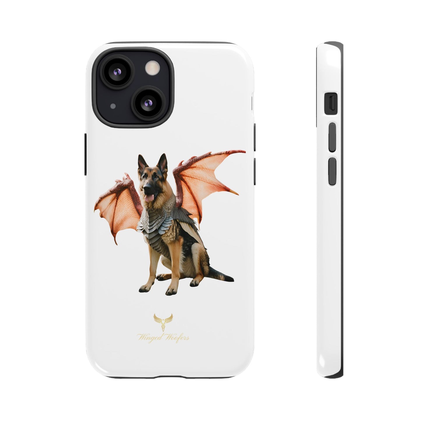 Mythical German Shepherd with Wings Dog iPhone Case | Tough Cases for Pet Lovers