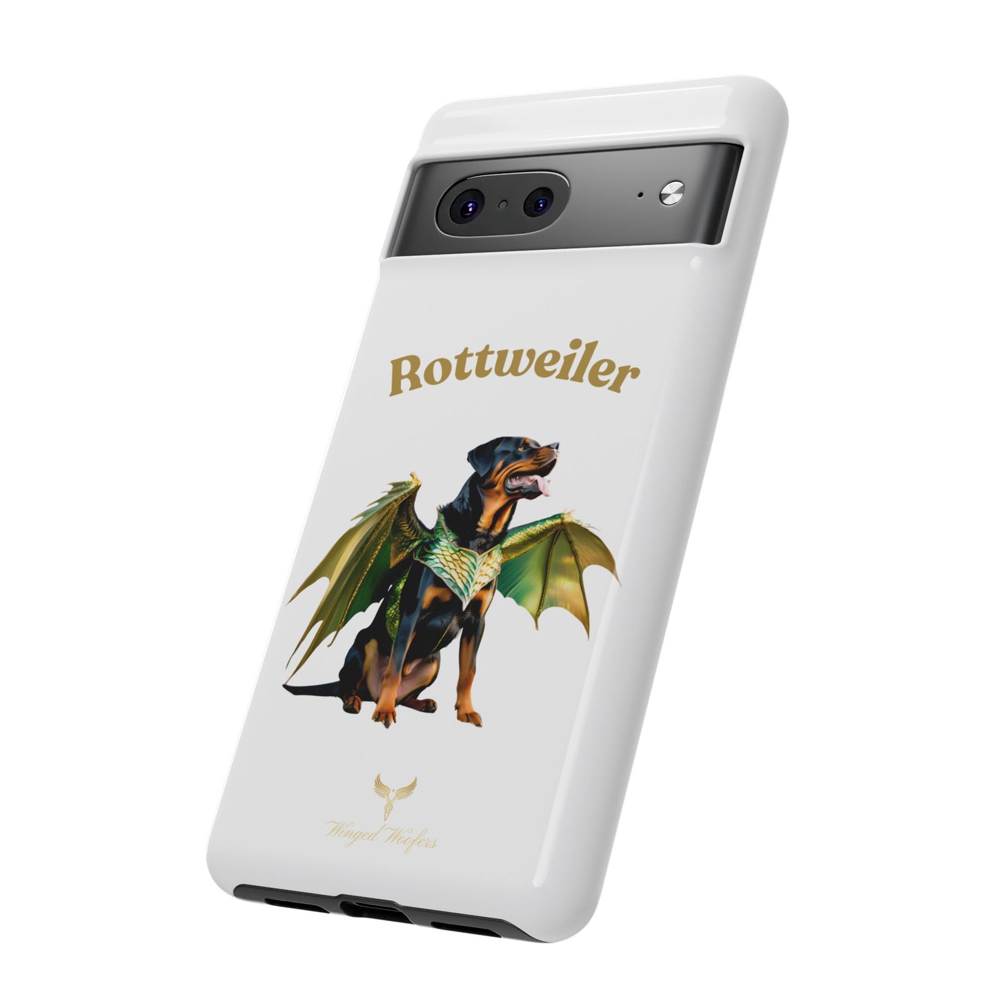 Rottweiler Dragon Wings Phone Case - Tough Cases for Dog Lovers