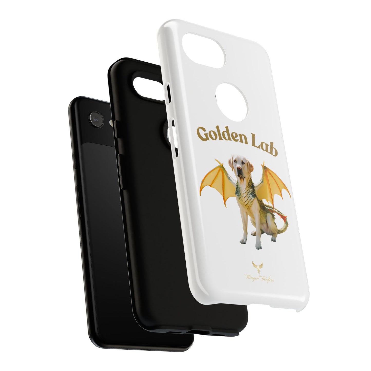 Golden Lab Dragon Phone Case - Tough Protection with a Fun Twist