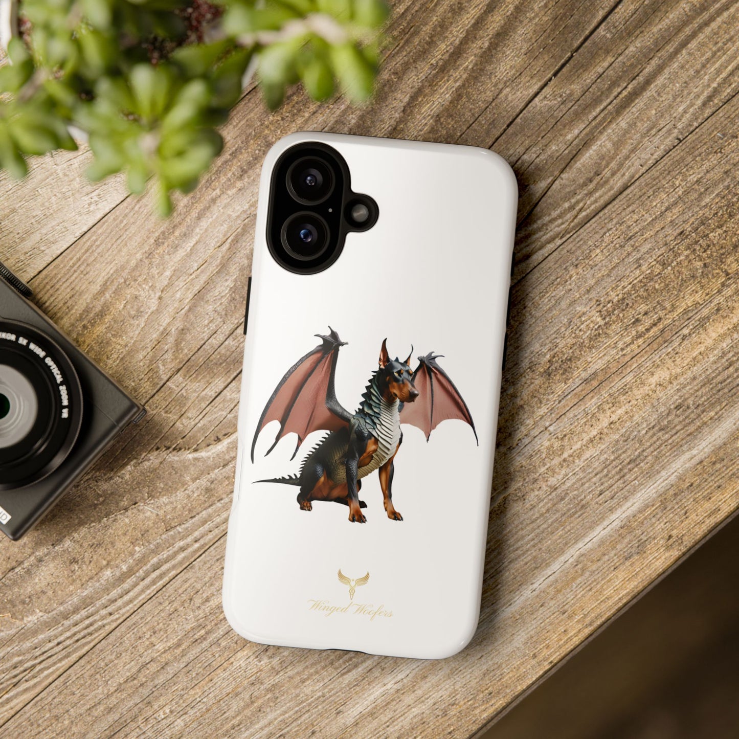 Mythical Doberman Pinscher Dragon Phone Case - Tough & Stylish Protection