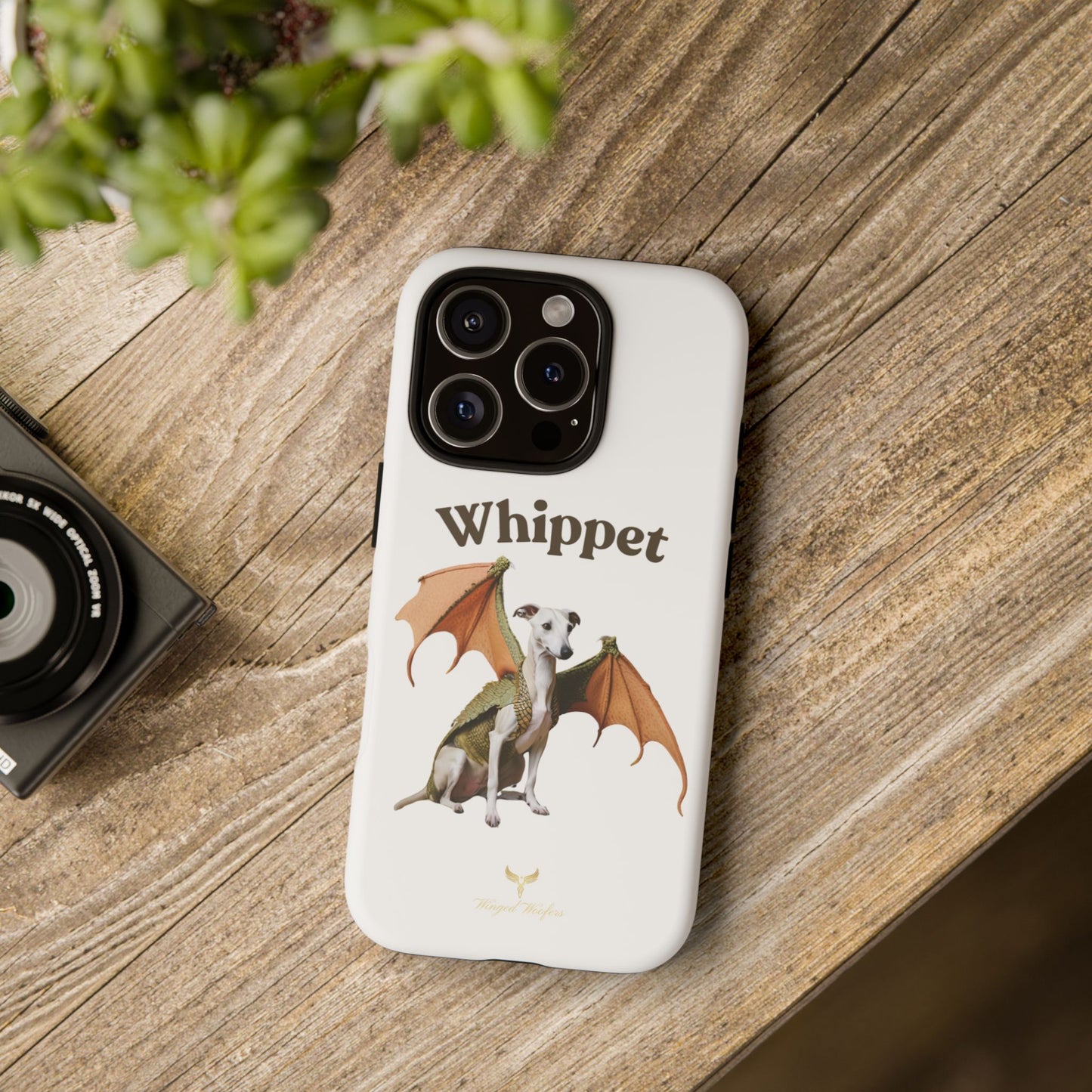 Whippet Dragon Phone Case - Tough & Stylish Pet Accessory