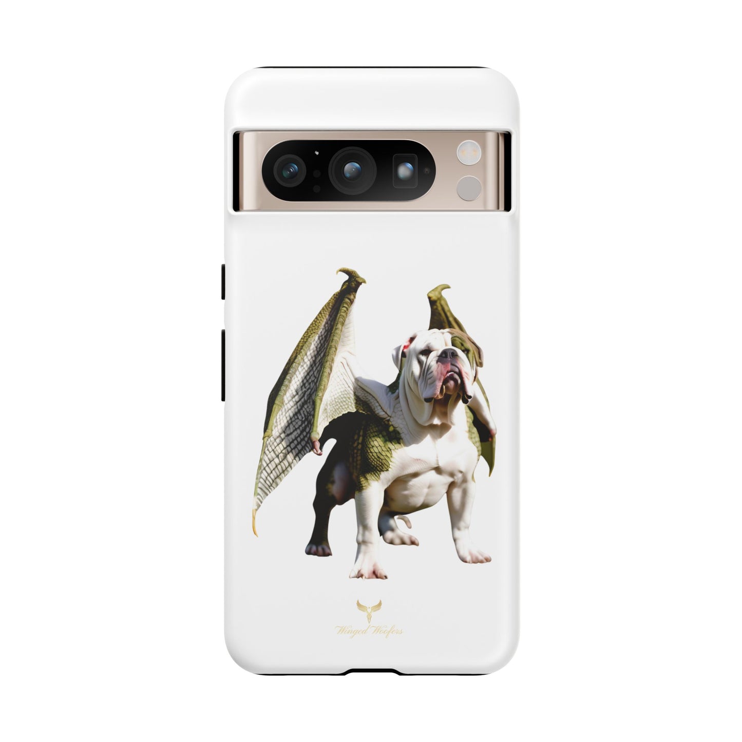 English Bulldog Dragon Phone Case - Tough & Unique Design