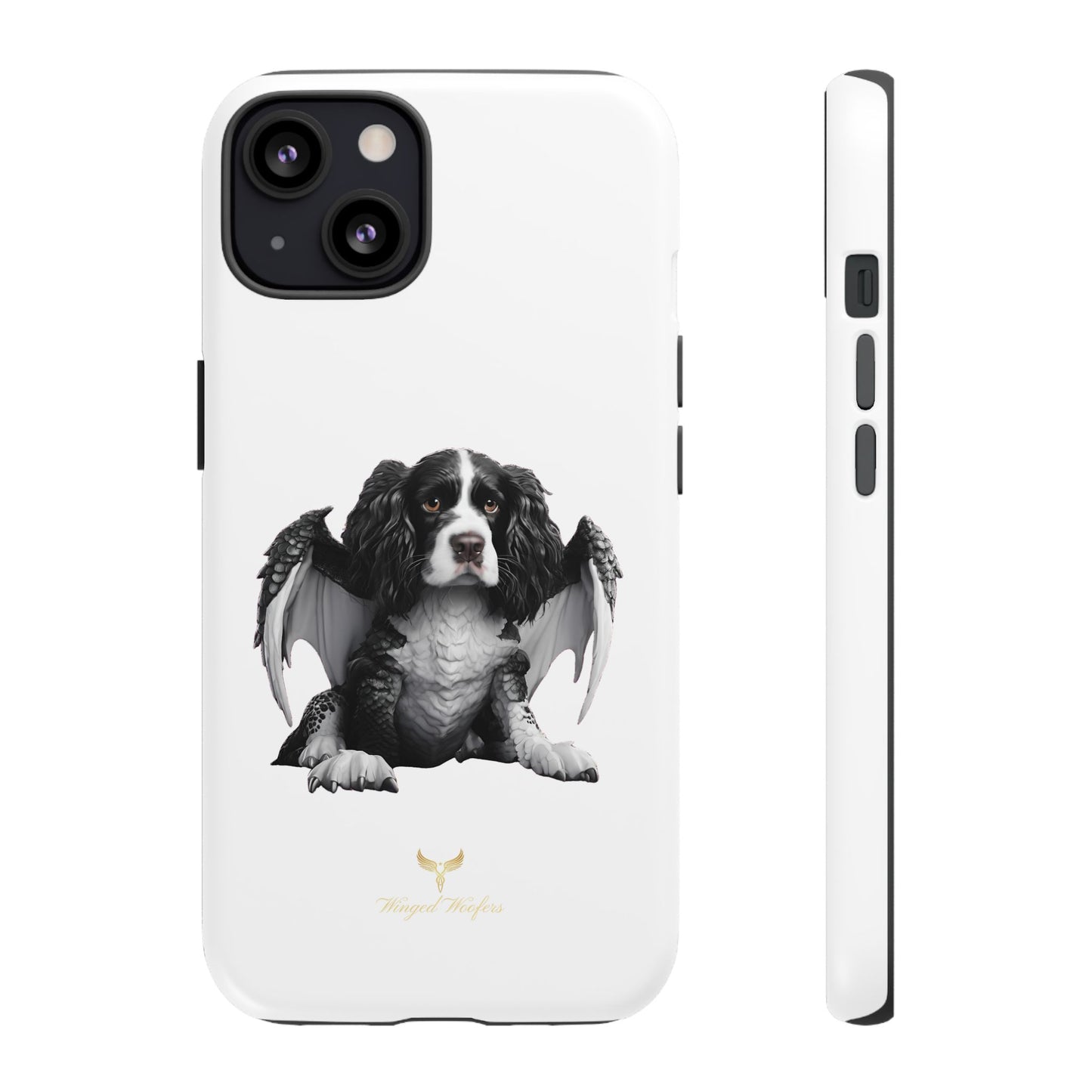 Springer Spaniel Puppy Dragon Winged Dog Phone Case - Tough Cases for Pet Lovers