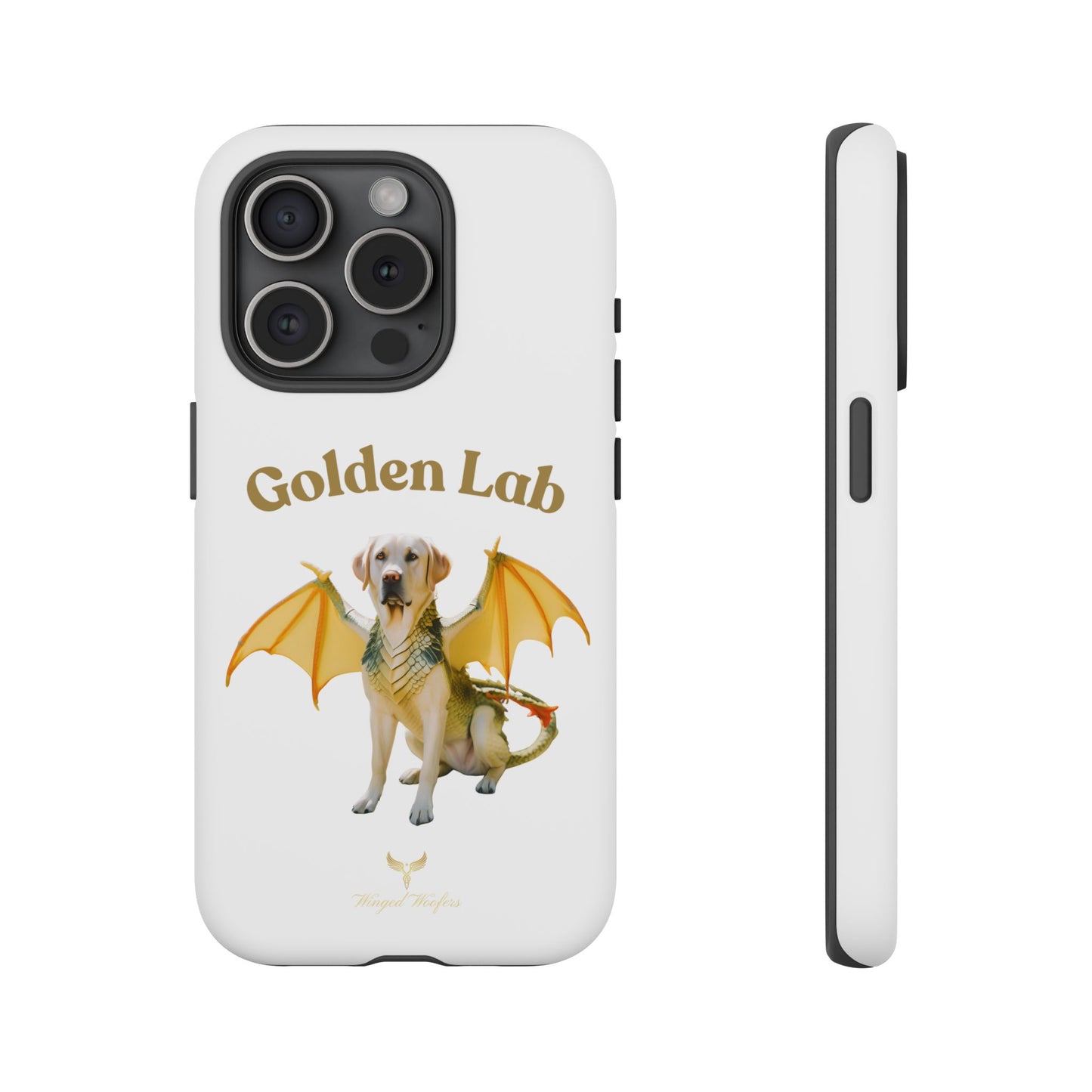 Golden Lab Dragon Phone Case - Tough Protection with a Fun Twist