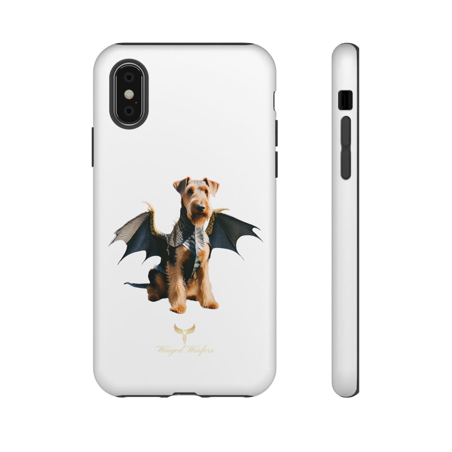 Cool Dragon Airedale Terrier Dog Phone Case - Tough Cases for Pet Lovers