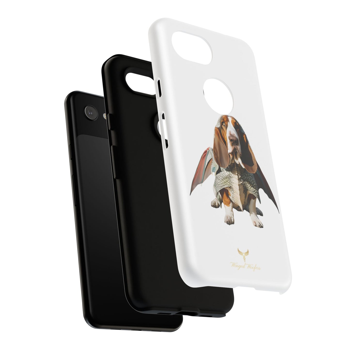 Whimsical Basset Hound Dog Phone Case - Tough Cases for Animal Lovers