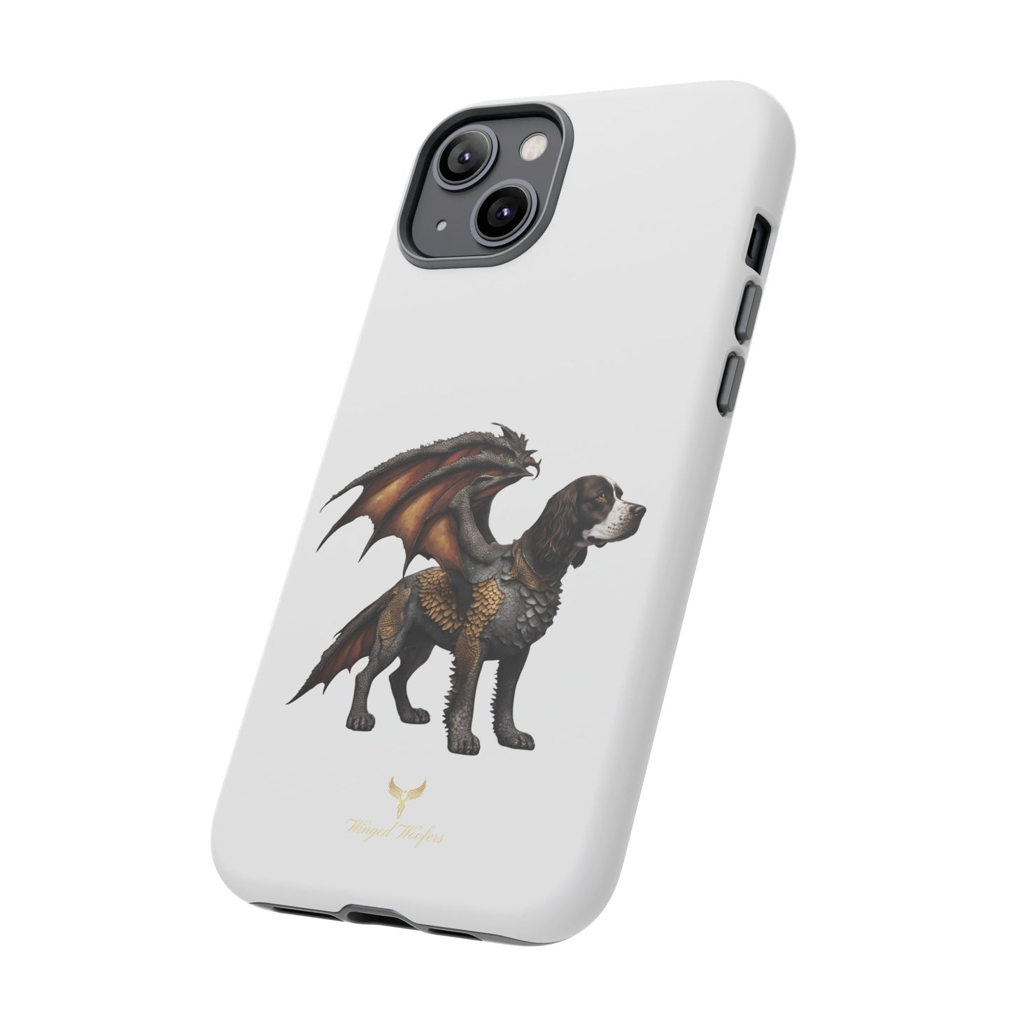 Fantasy Springer Spaniel as a Dragon Phone Case - Tough Cases for Pet Lovers