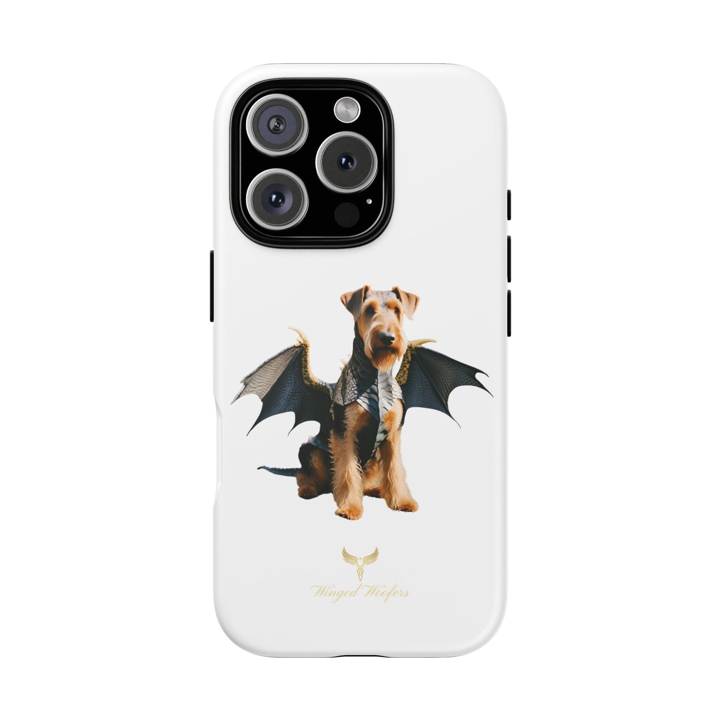 Cool Dragon Airedale Terrier Dog Phone Case - Tough Cases for Pet Lovers