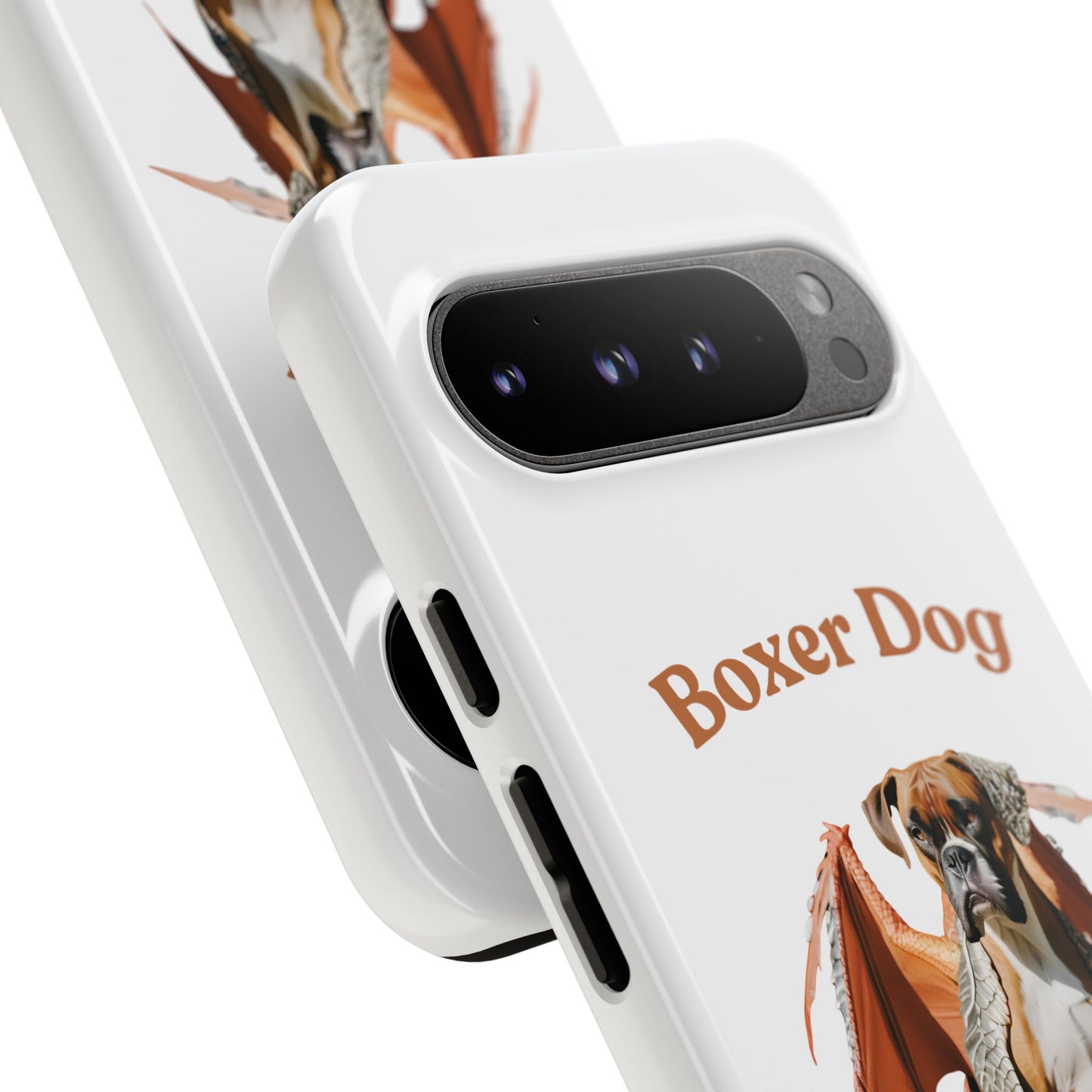 Boxer Dog Dragon Art Phone Case - Tough Cases