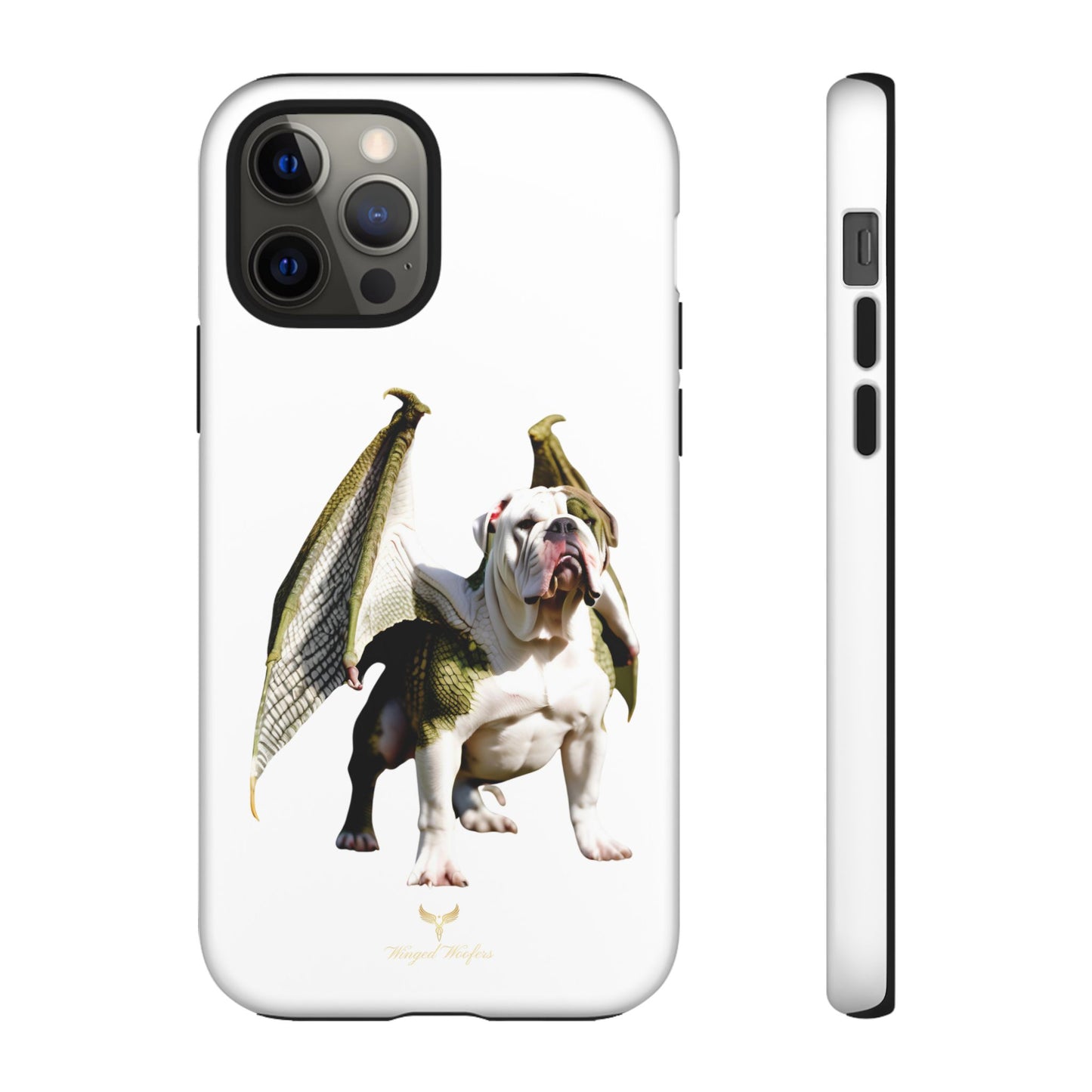 English Bulldog Dragon Phone Case - Tough & Unique Design