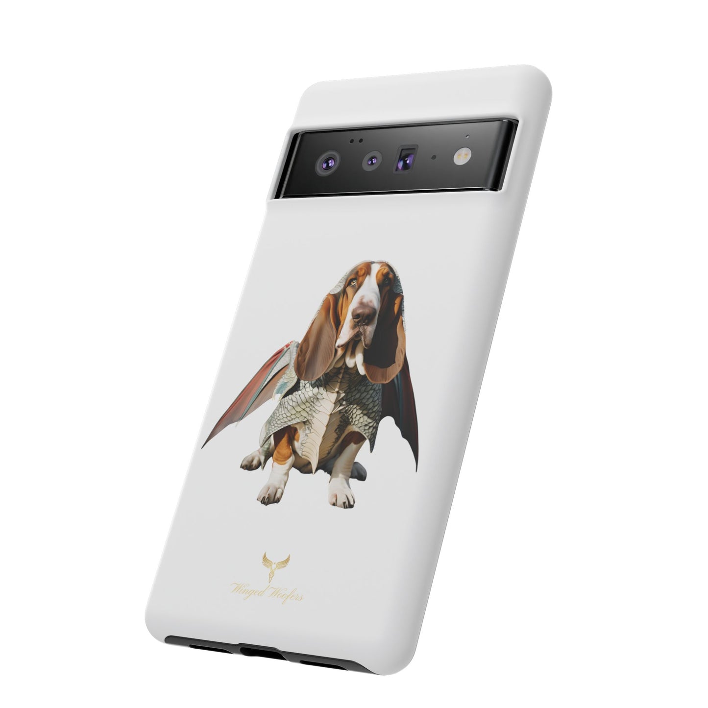 Whimsical Basset Hound Dog Phone Case - Tough Cases for Animal Lovers