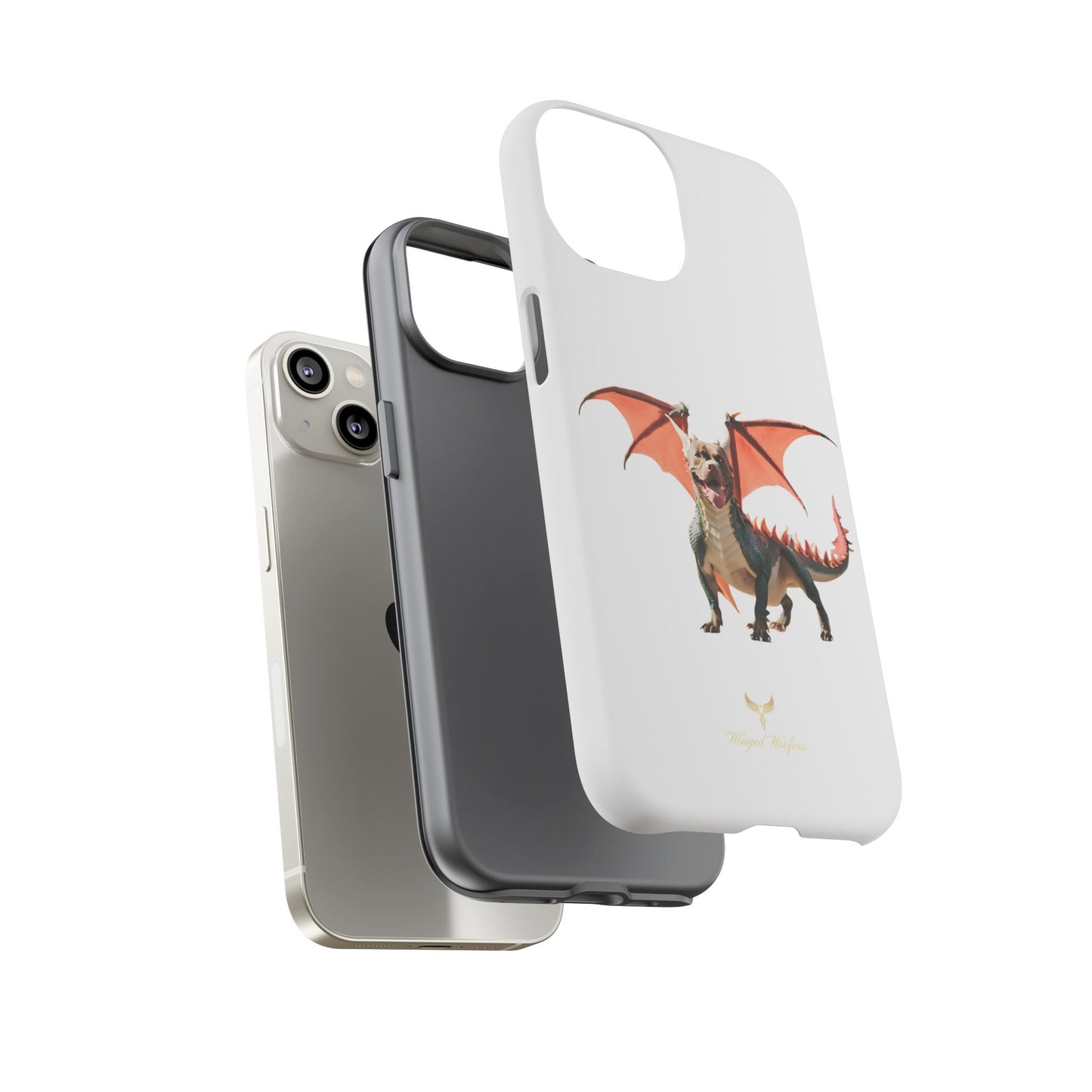 Tough Cases - Fierce Dragon Pitbull Phone Case | Unique Animal Design | Perfect Gift for Animal Lovers