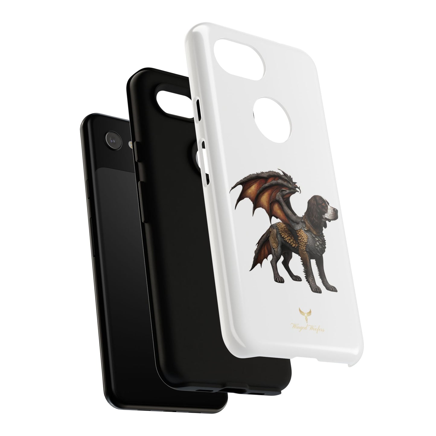 Fantasy Springer Spaniel as a Dragon Phone Case - Tough Cases for Pet Lovers