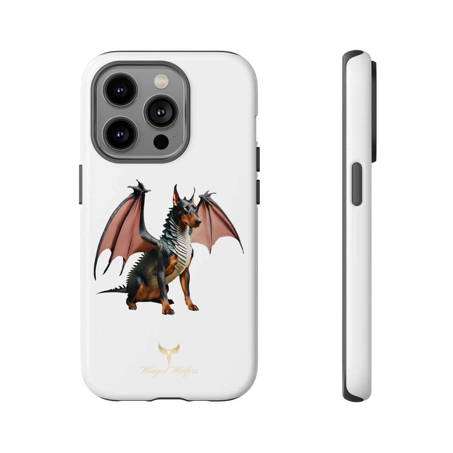 Mythical Doberman Pinscher Dragon Phone Case - Tough & Stylish Protection